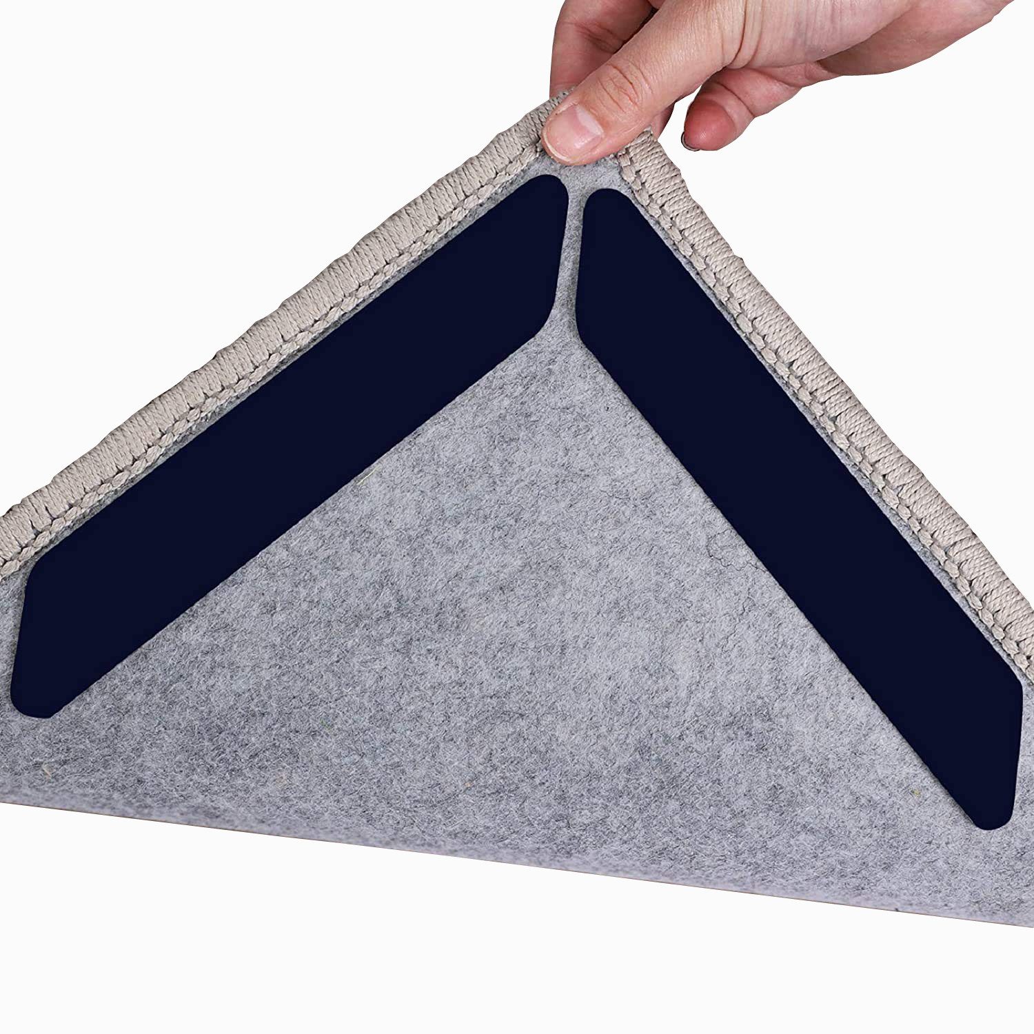 Coonoor Antirutsch Teppichunterlage 16 Stück Teppichband, wiederverwendbare waschbare Griffe für Килими, (16-St), Teppichstopper zur Verhinderung von Verrutschen