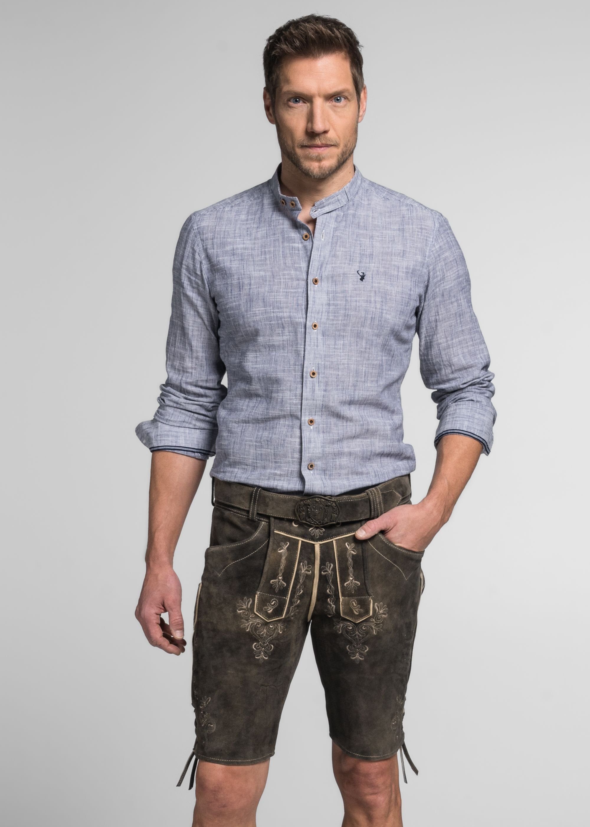 Spieth & Wensky Shorts Friedrich aus Ziegenveloursleder