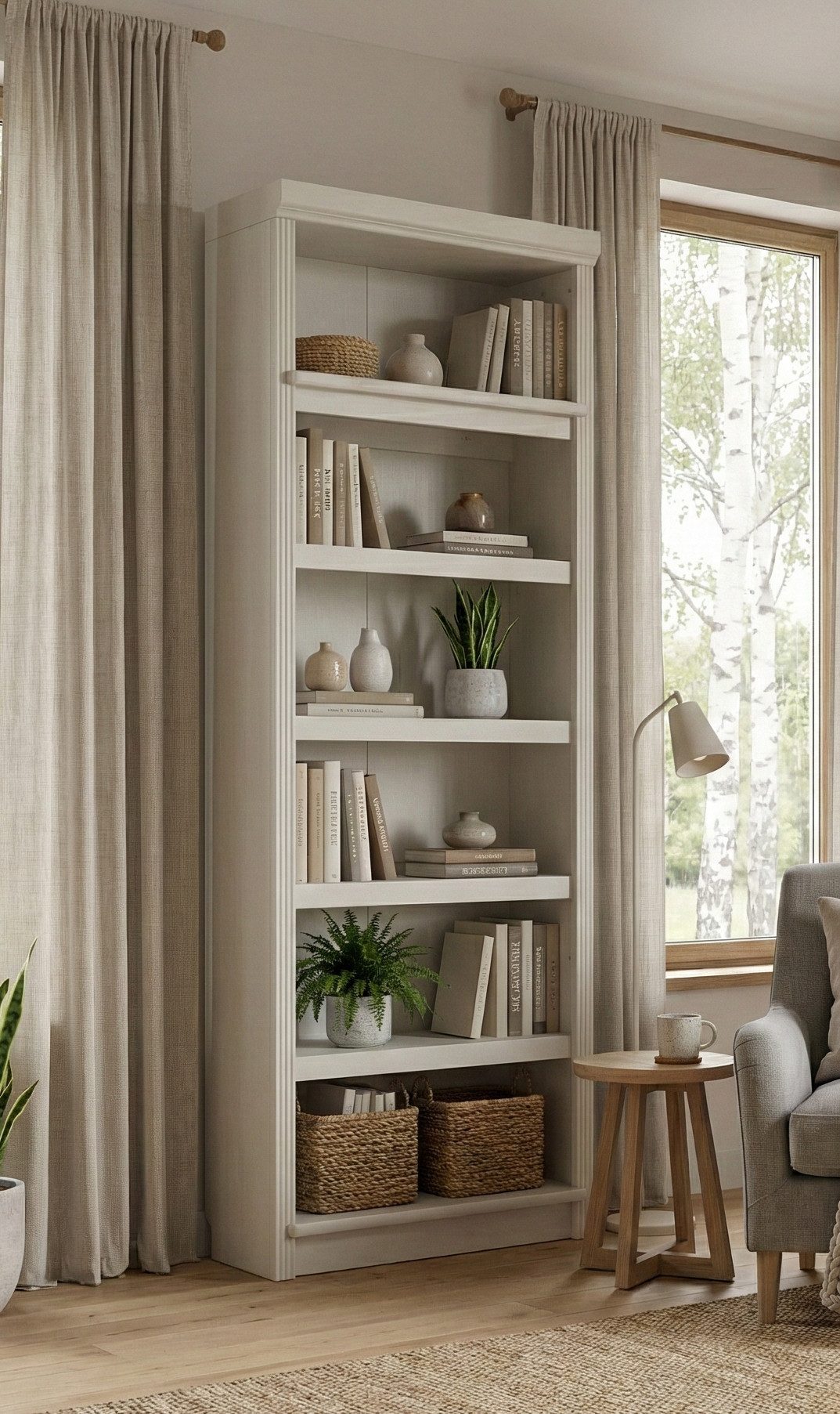 OTTO home Bücherregal Soeren Regal B/T/H: 80/29/220 cm, 7 offene Fächer, massive Kiefer, FSC®-zertifiziert