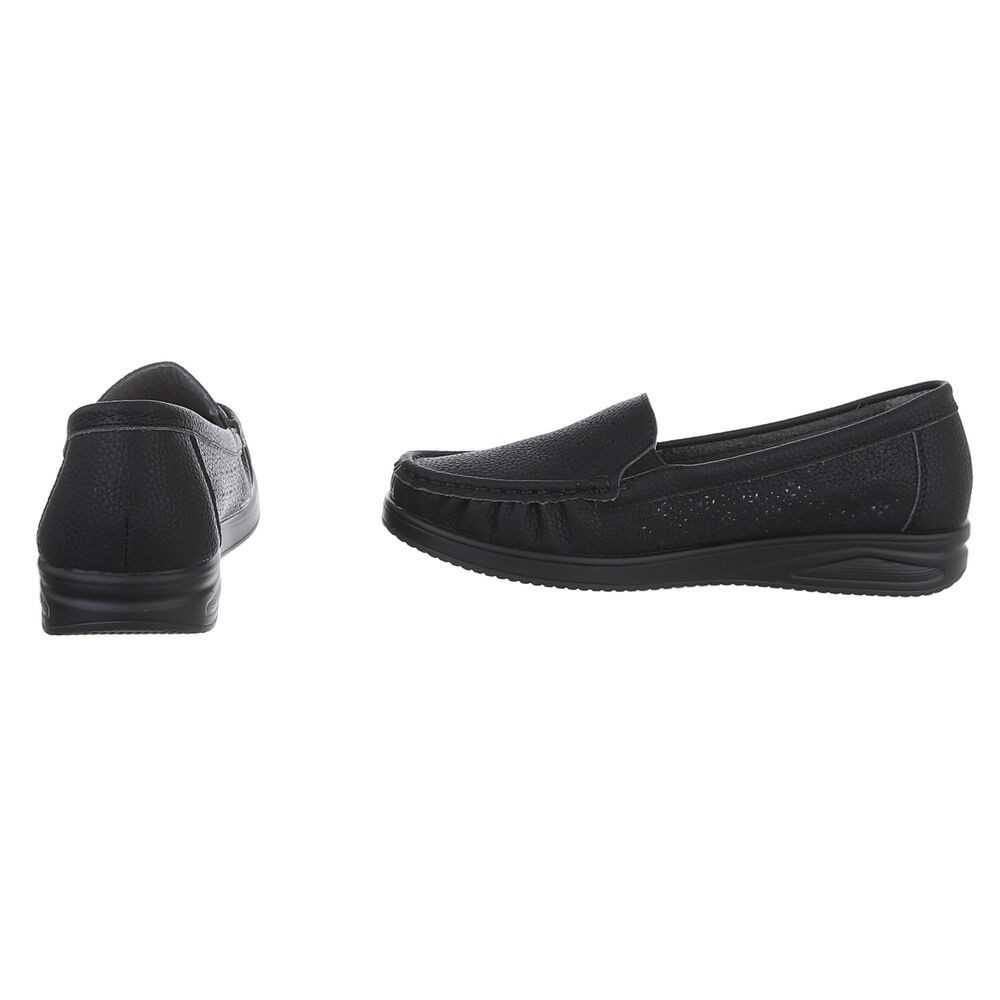 Ital-Design Elegante Freizeitschuhe für Damen mit hohem Tragekomfort Slipper (91261377) ultraleichte und komfortable Sohle – Bild 5 von 5