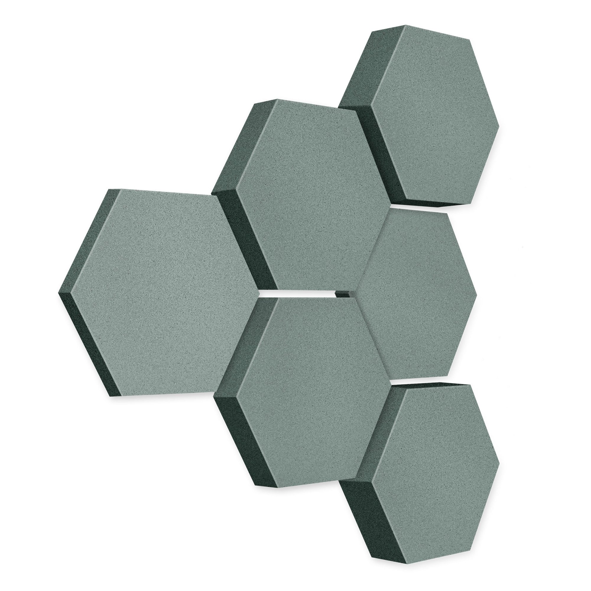 platino24 Akustikplatte Edition LOFT 6 Elemente 3D I Ø 300mm, Schalldämmung Wand & Decke