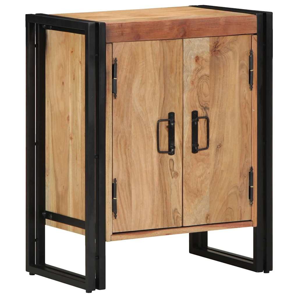 vidaXL Schuhregal Schuhschrank 56 x 35 x 70 cm Massivholz Braun, 1-tlg.