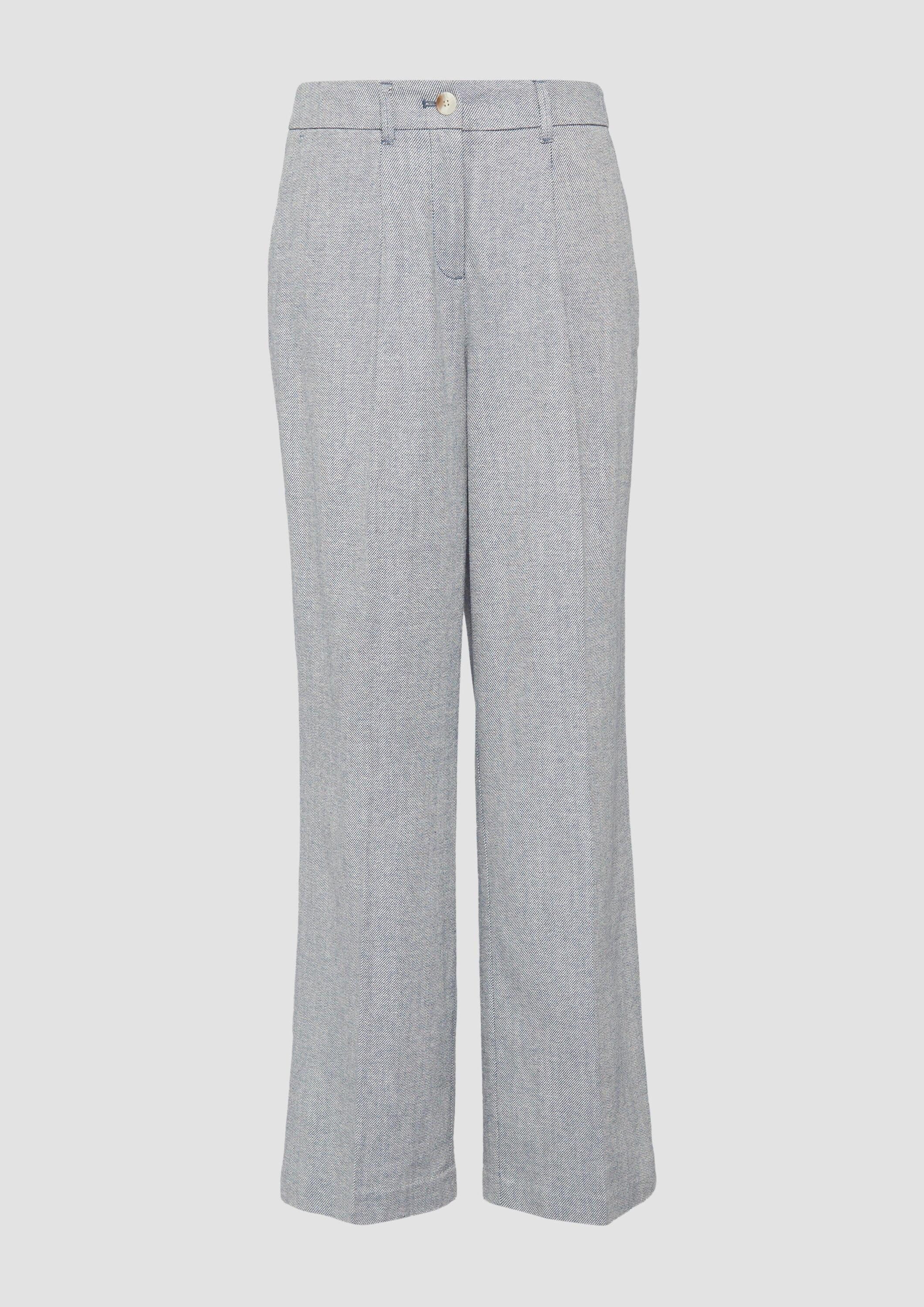 s.Oliver Chinos Hose Twillhose aus Baumwollmix mit Wide Leg