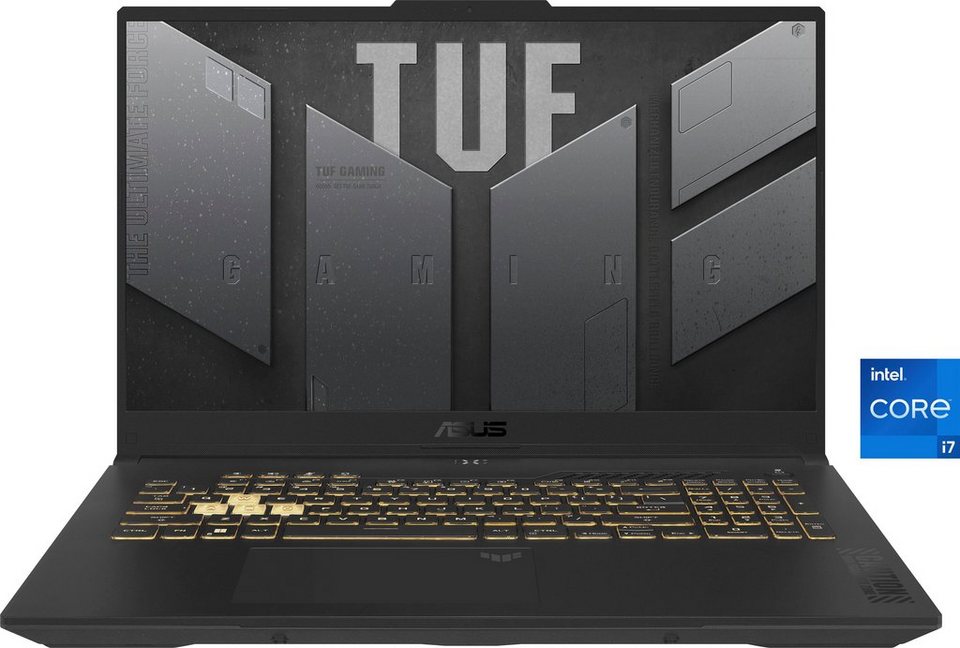 Asus TUF Gaming F17 FX707ZV4-HX018W Gaming-Notebook (43,9 cm/17,3 Zoll, Intel  Core i7 12700H, GeForce RTX 4060, 1000 GB SSD)