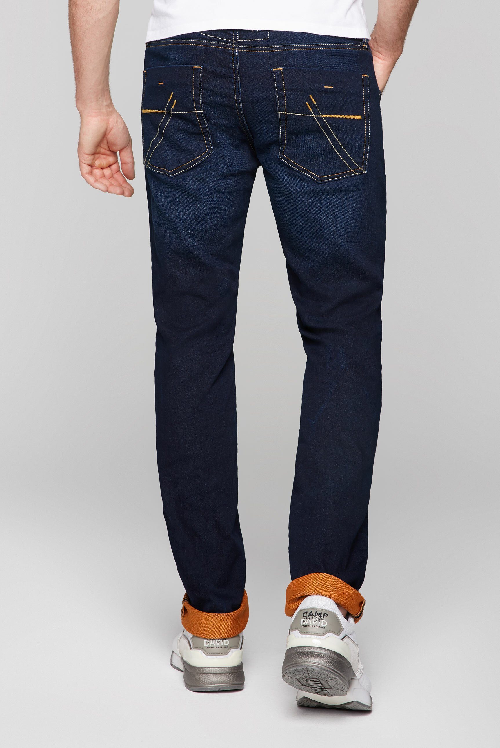 DAVID CAMP Leibhöhe Regular-fit-Jeans mit normaler