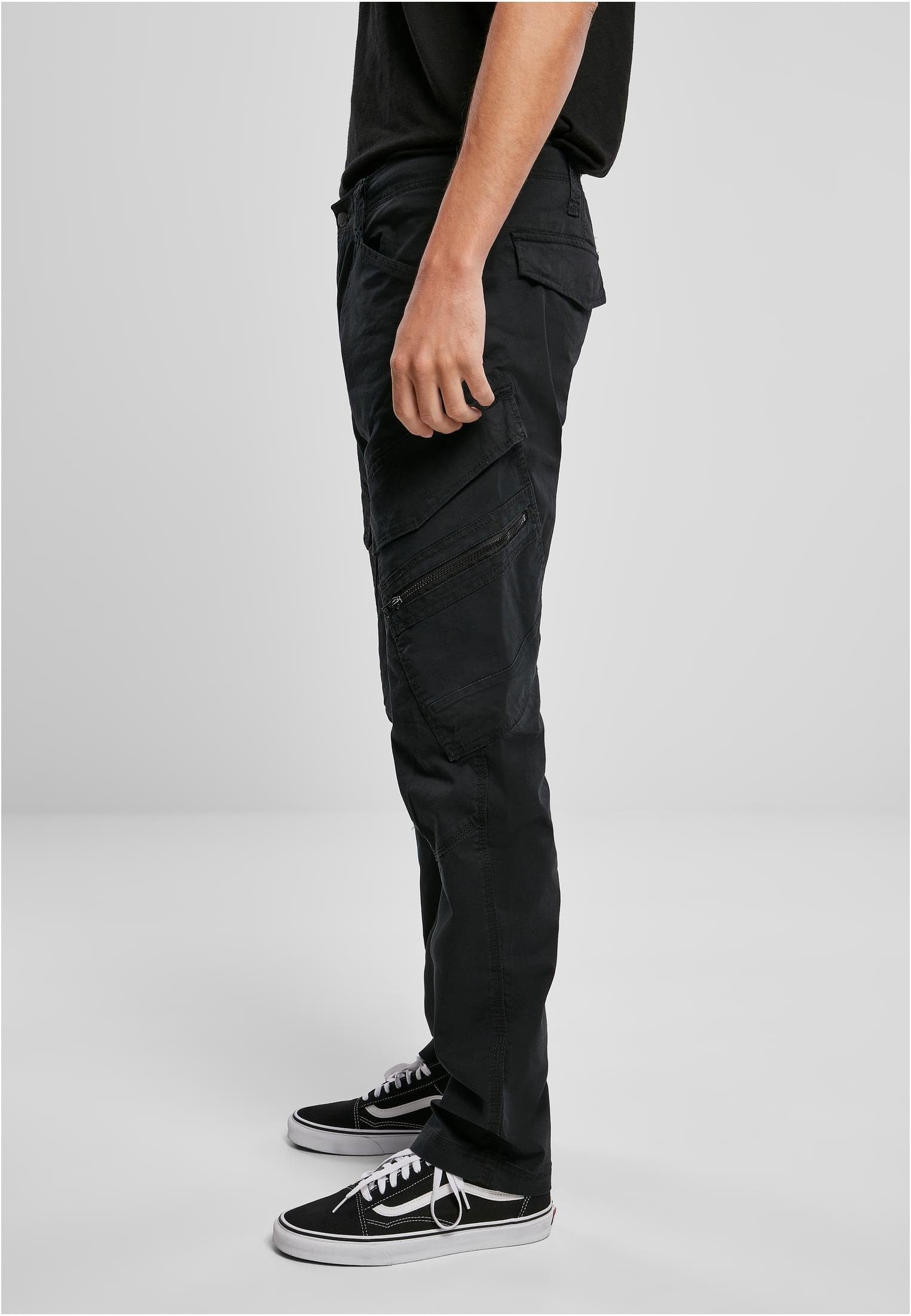 Brandit Cargohose Slim black Adven Herren Cargo Pants (1-tlg) Fit