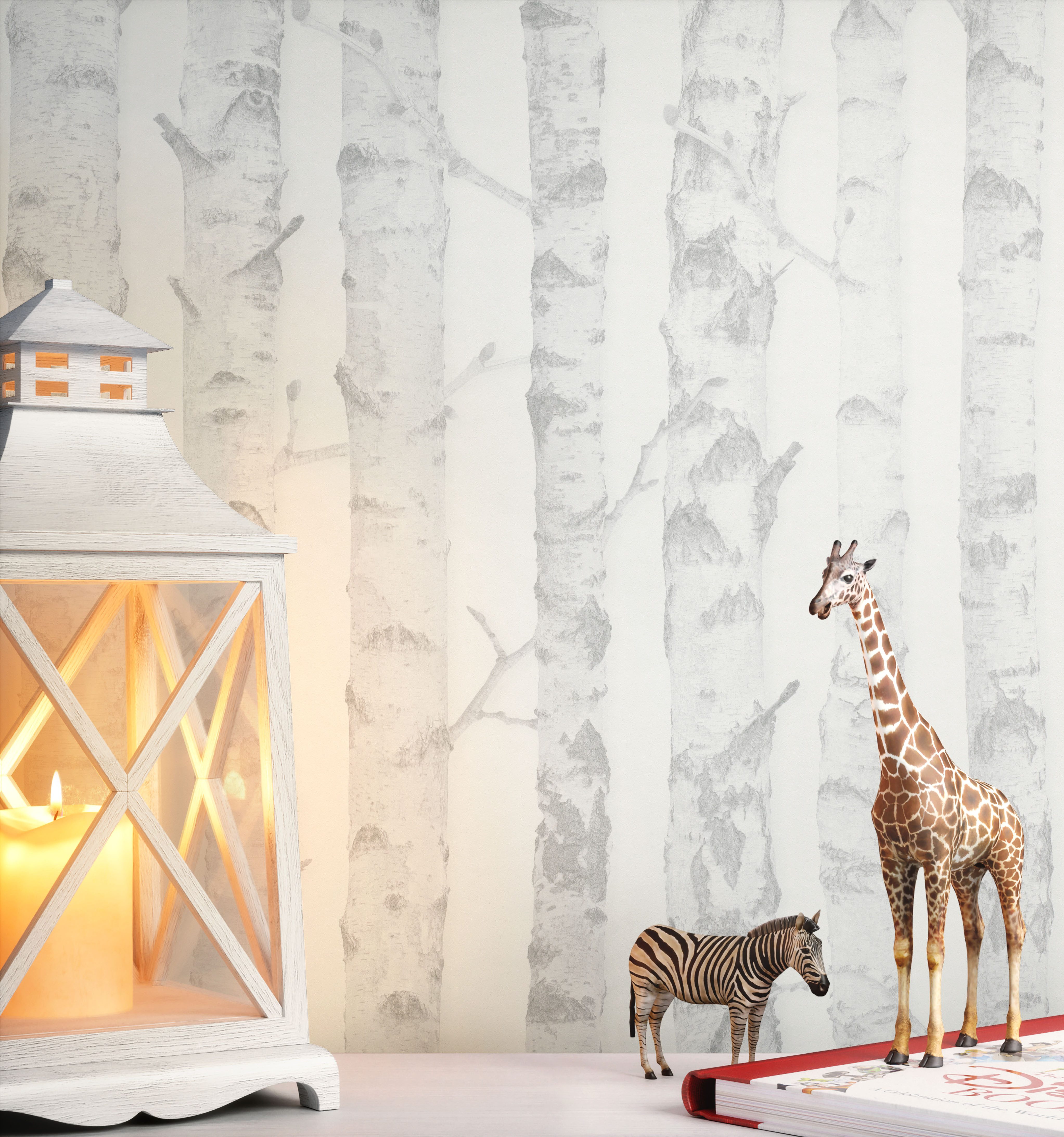 Newroom Vliestapete Tapete Kinderzimmer Bäume, Babytapete