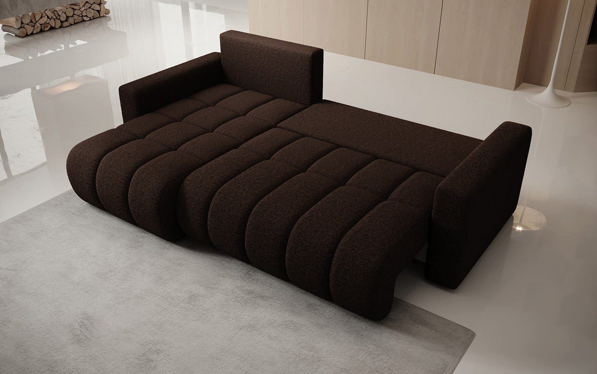 Luxusbetten24 Schlafsofa Designer Sofa Giulio L, mit Stauraum und Schlaffunktion – Bild 4 von 5