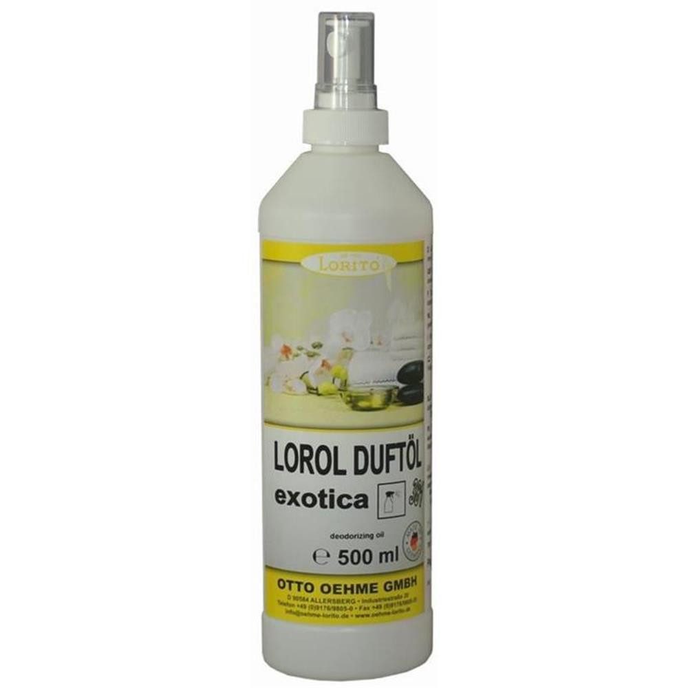 Lorito Lorol Exotica Duftöl Toilettenduft Sanitärduft Badduft Staubsaugergranulat