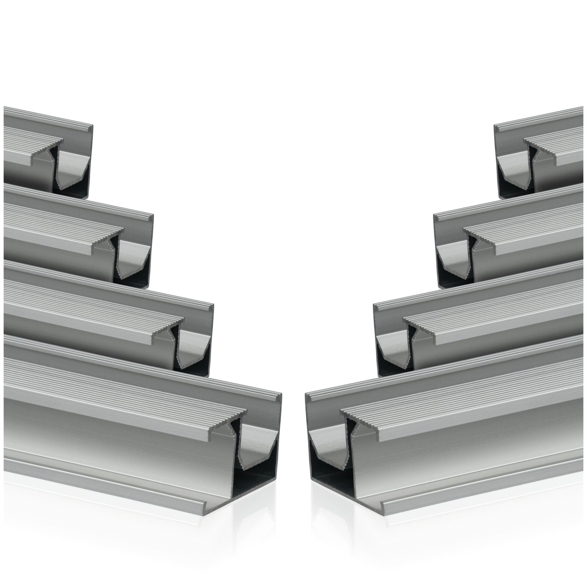 Zelsius Solarmodul-Halterung Zelsius Universal Aluminium Montageschiene 150 cm für Solarmodule, (1x Montageschiene)