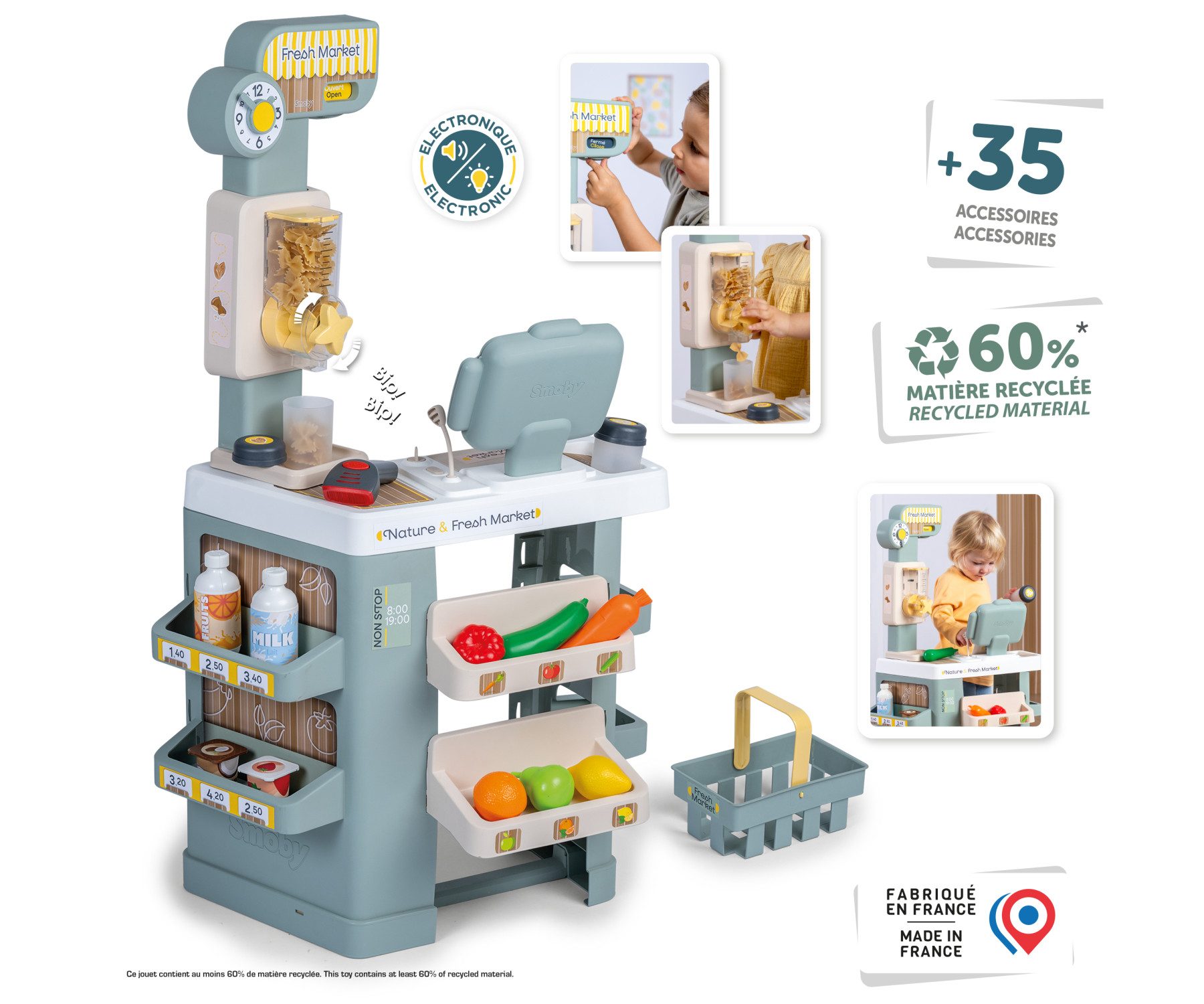 Smoby Kaufladen Supermarkt Natur & Fresh Market
