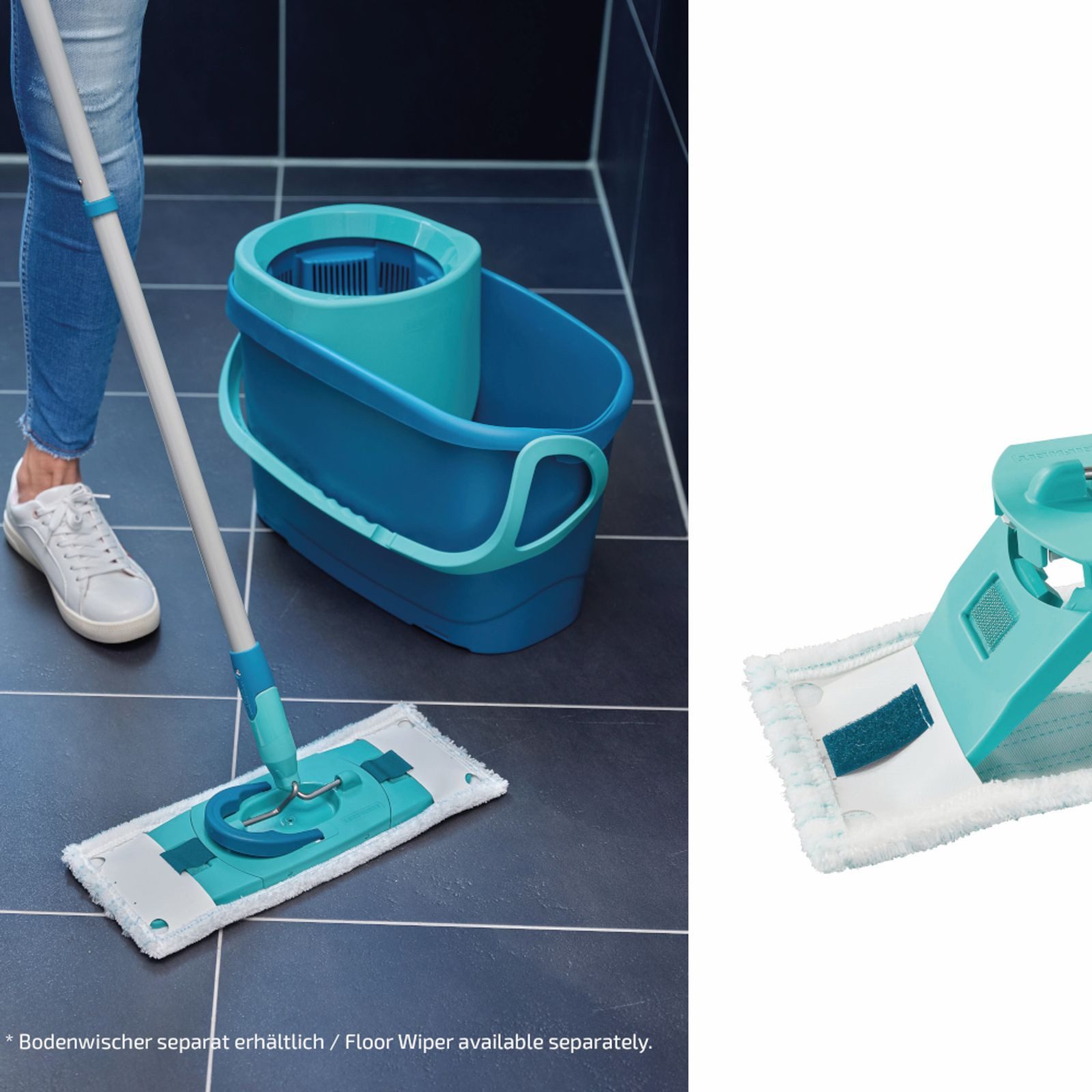 Leifheit Leifheit Wischbezug micro duo Twist M Power Clean 33 cm Wischbezug