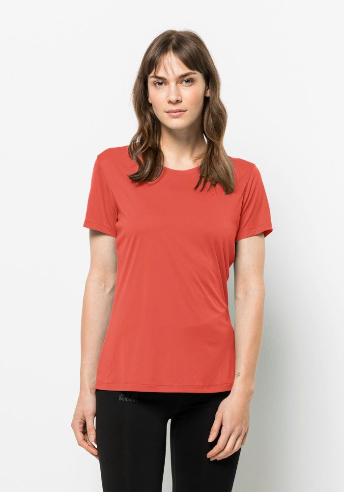 Jack Wolfskin T-Shirt TECH T W hot-coral | Sport-T-Shirts