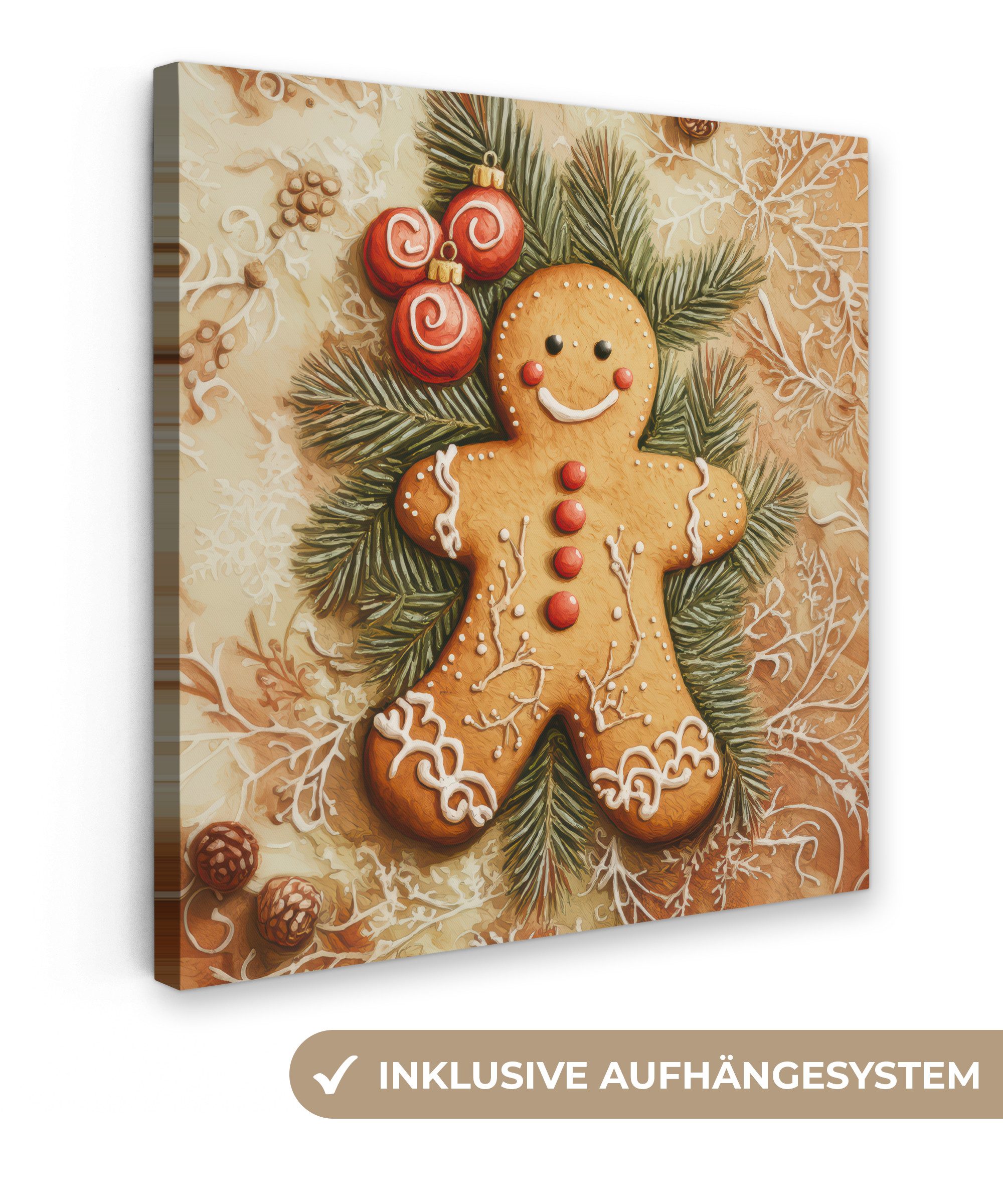 OneMillionCanvasses® Leinwandbild Weihnachten - Plätzchen - günstig online kaufen