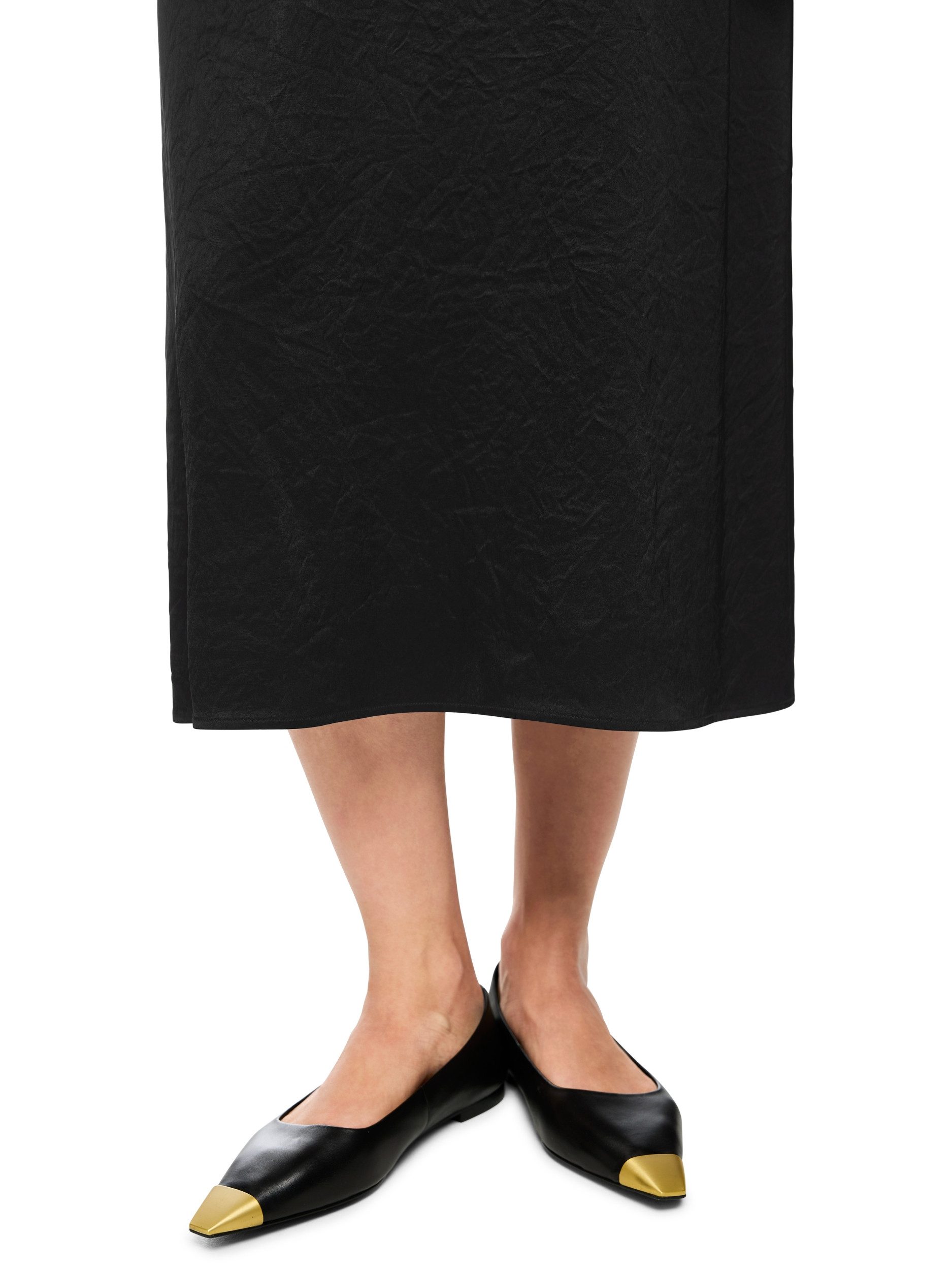 Marc Cain Midikleid Satinkleid - Regular Fit