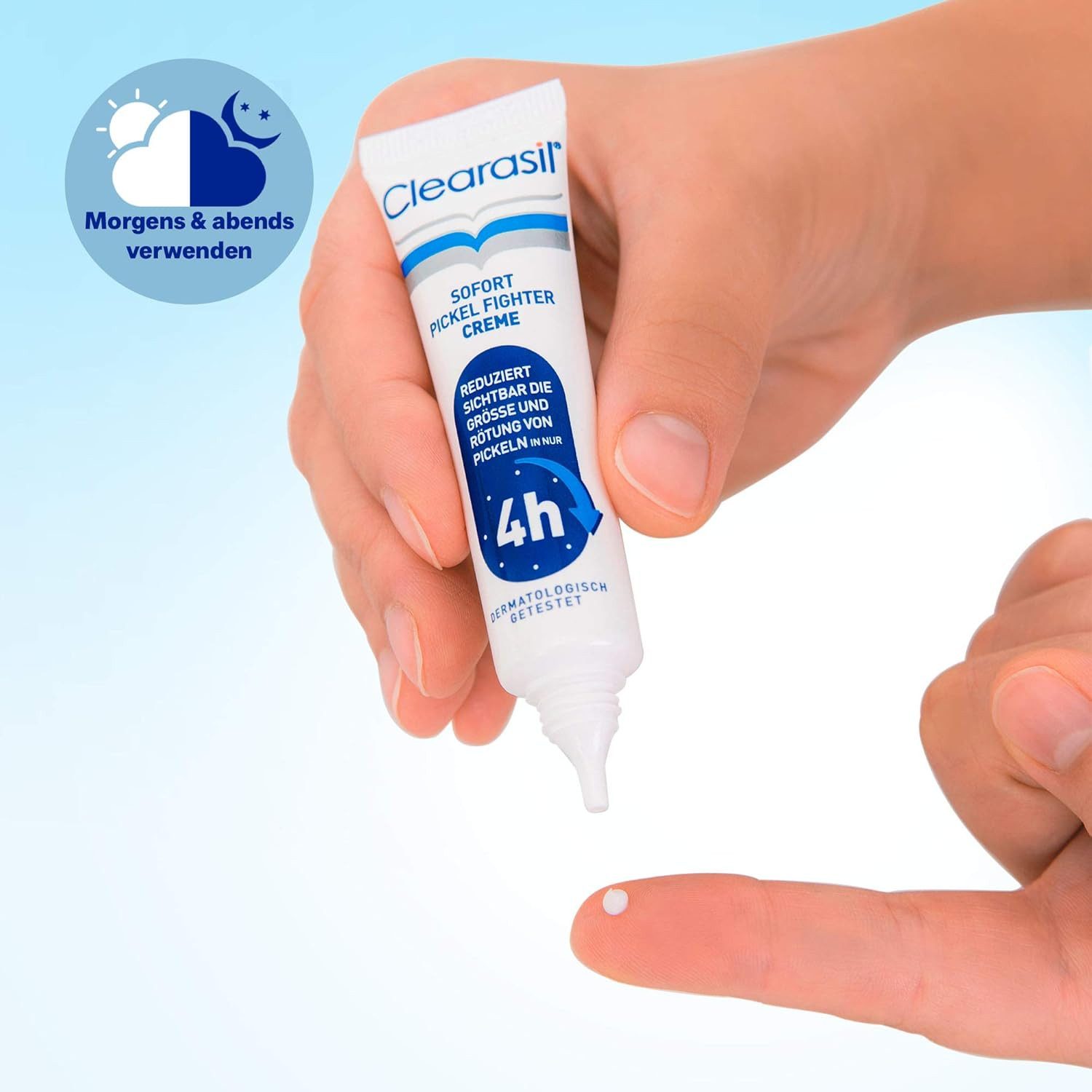 Clearasil Hautcreme Sofort Pickel Fighter Packung, 1-tlg., Anti-Pickel Creme