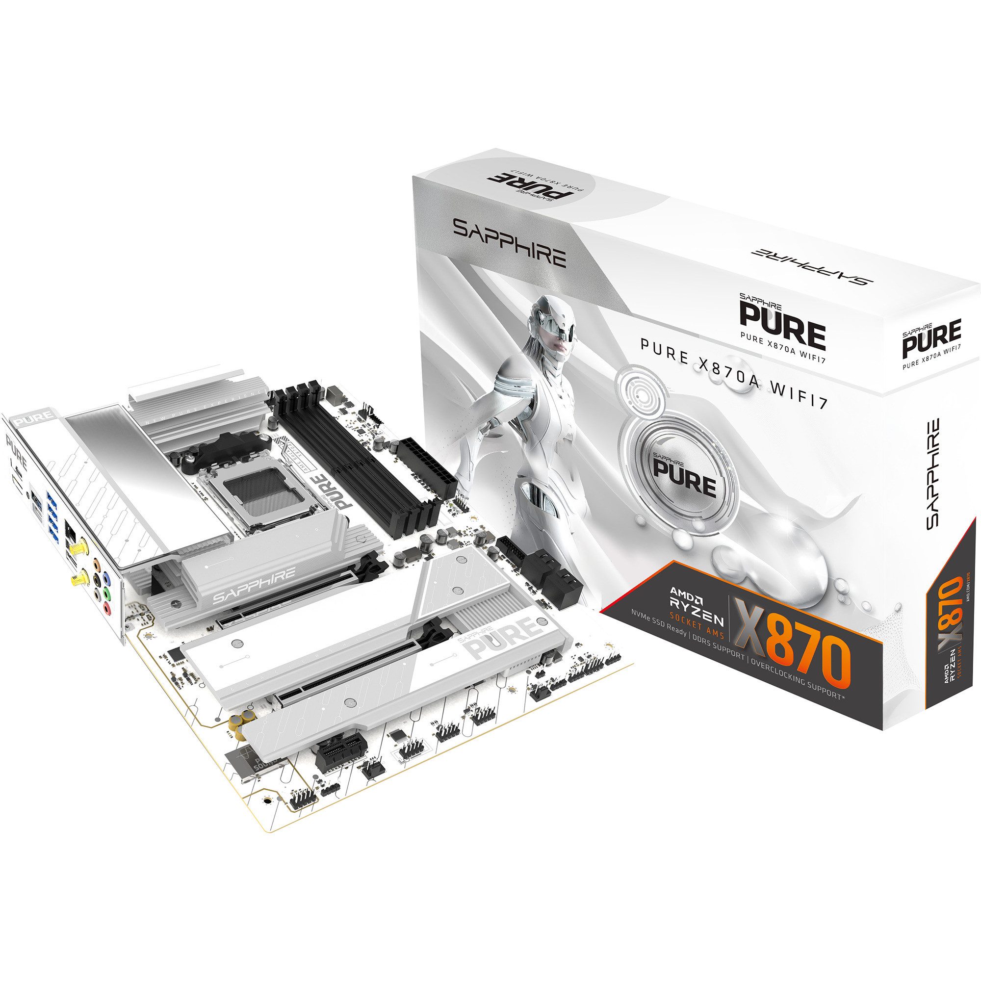 Sapphire SAPPHIRE PURE X870A WIFI 7, Mainboard Mainboard