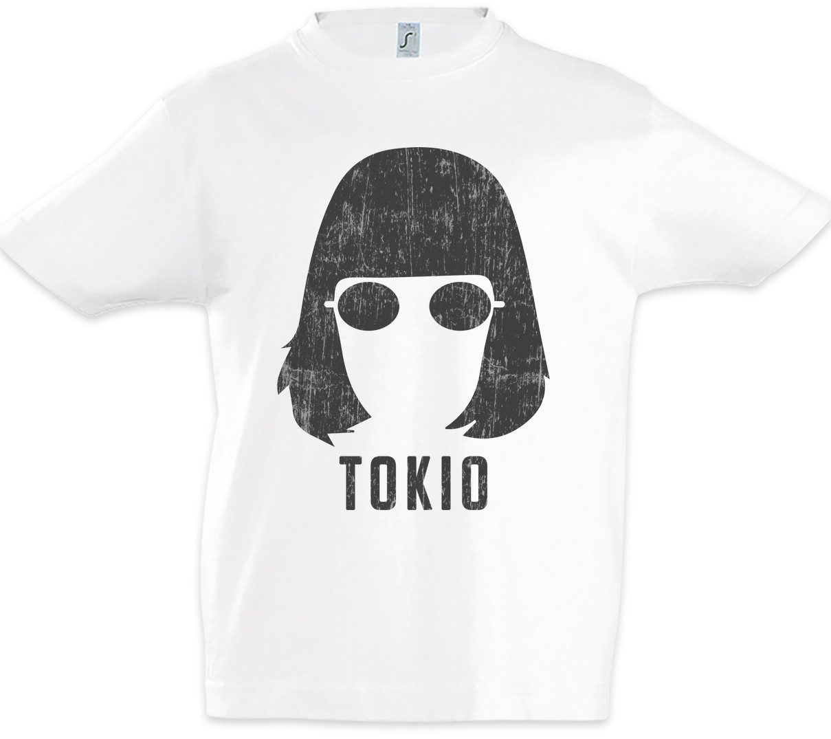 Print-Shirt Tokyo Kinder T-Shirt Bank Money Cash Überfall Professor Casa Heist