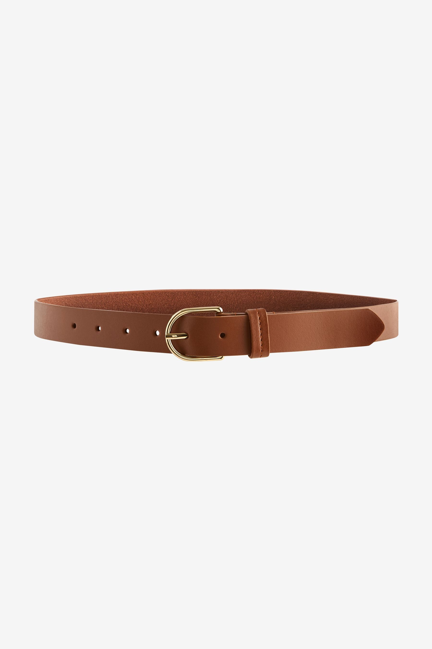 Next Ledergürtel Regular Fit Ledergürtel (1-St) günstig online kaufen