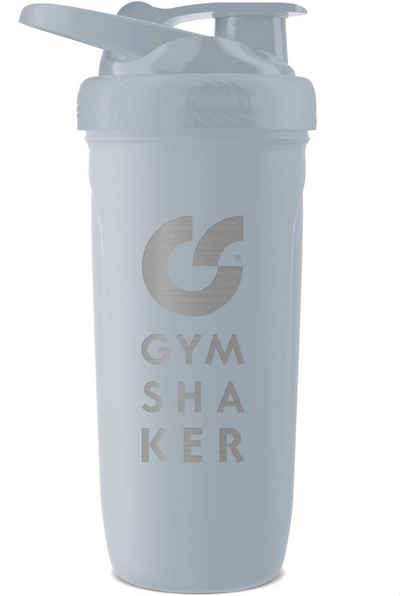 GYMSHAKER Protein Shaker Edelstahl 900 ml Trinkflasche Sport, Edelstahl, Wabenstruktur-Sieb für cremige Protein Shakes