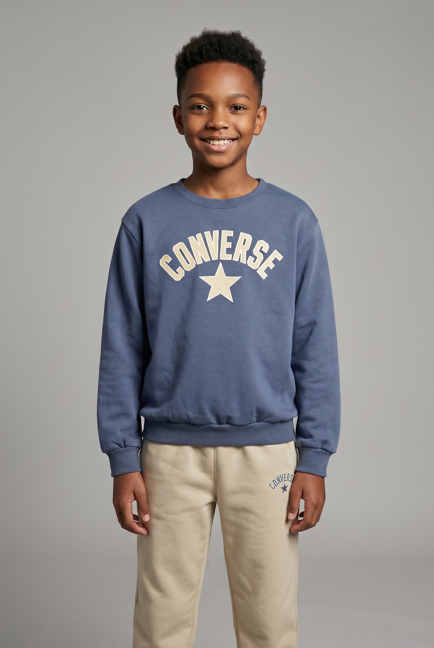 Converse Jogginganzug CNVB HERITAGE EST CNV PO FLEEC (2-tlg), zweiteiliges Set aus Sweatshirt und Jogginghose, ohne Kapuze