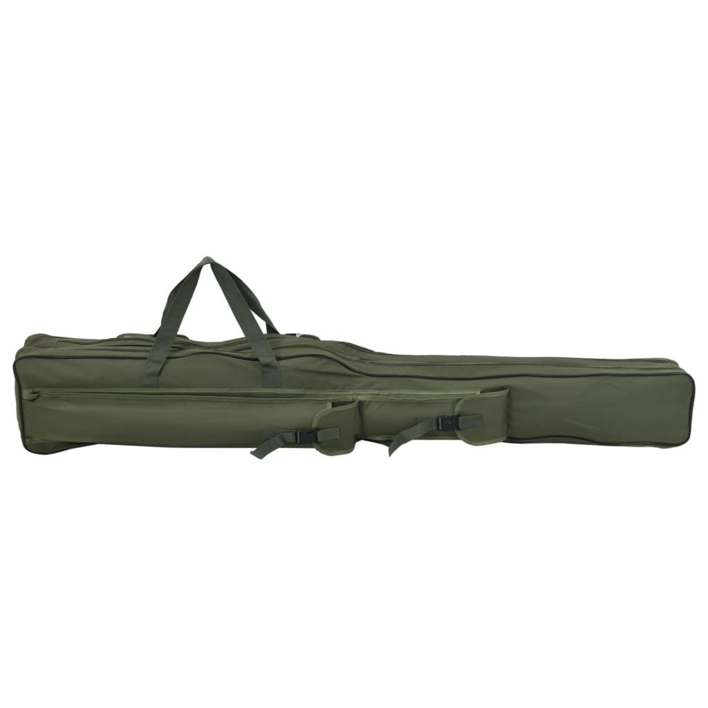 vidaXL Angelrutentasche Angelrutentasche Dunkelgrün 160 cm Oxford-Gewebe