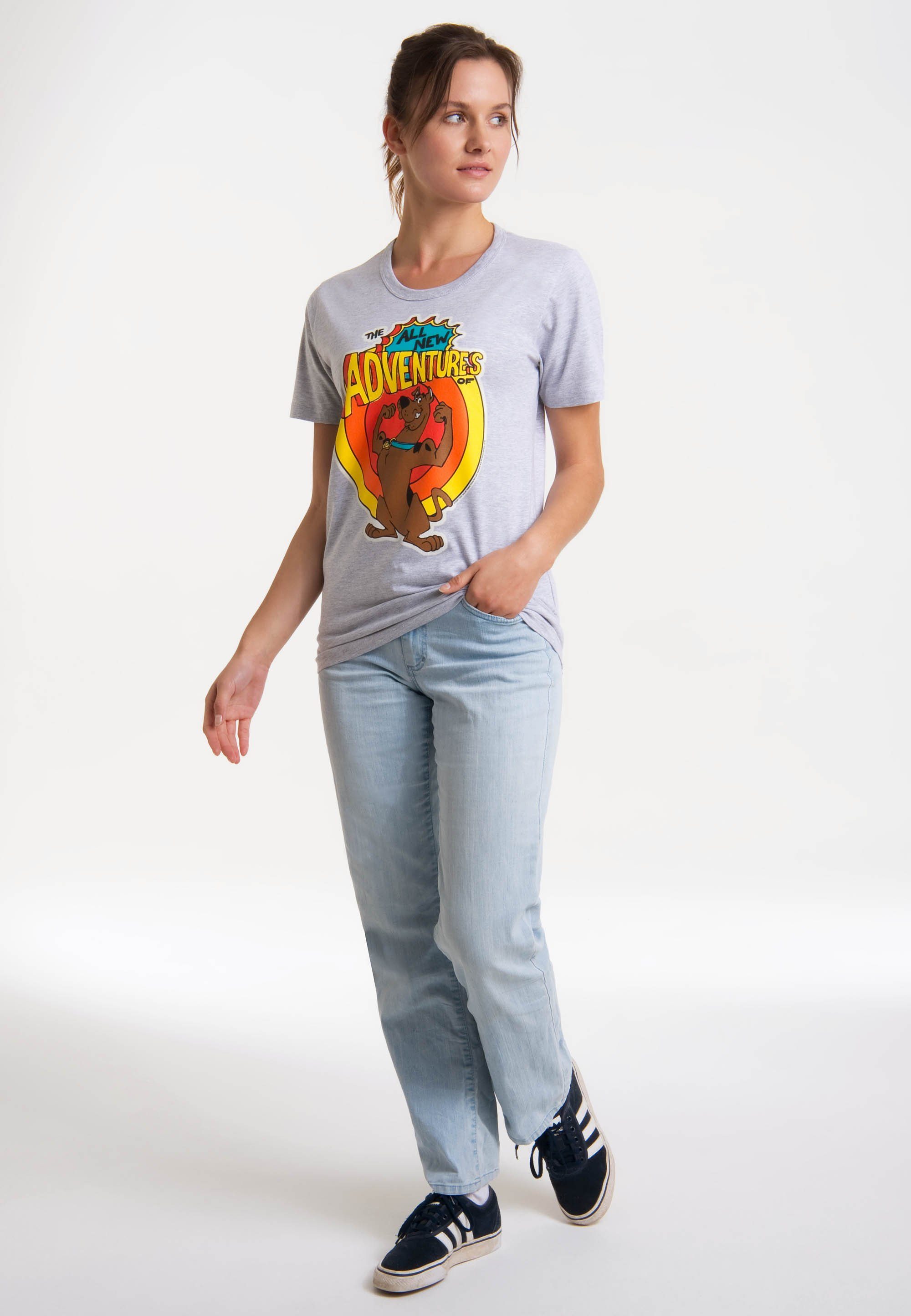 LOGOSHIRT T-Shirt Scooby Doo mit lizenziertem Print