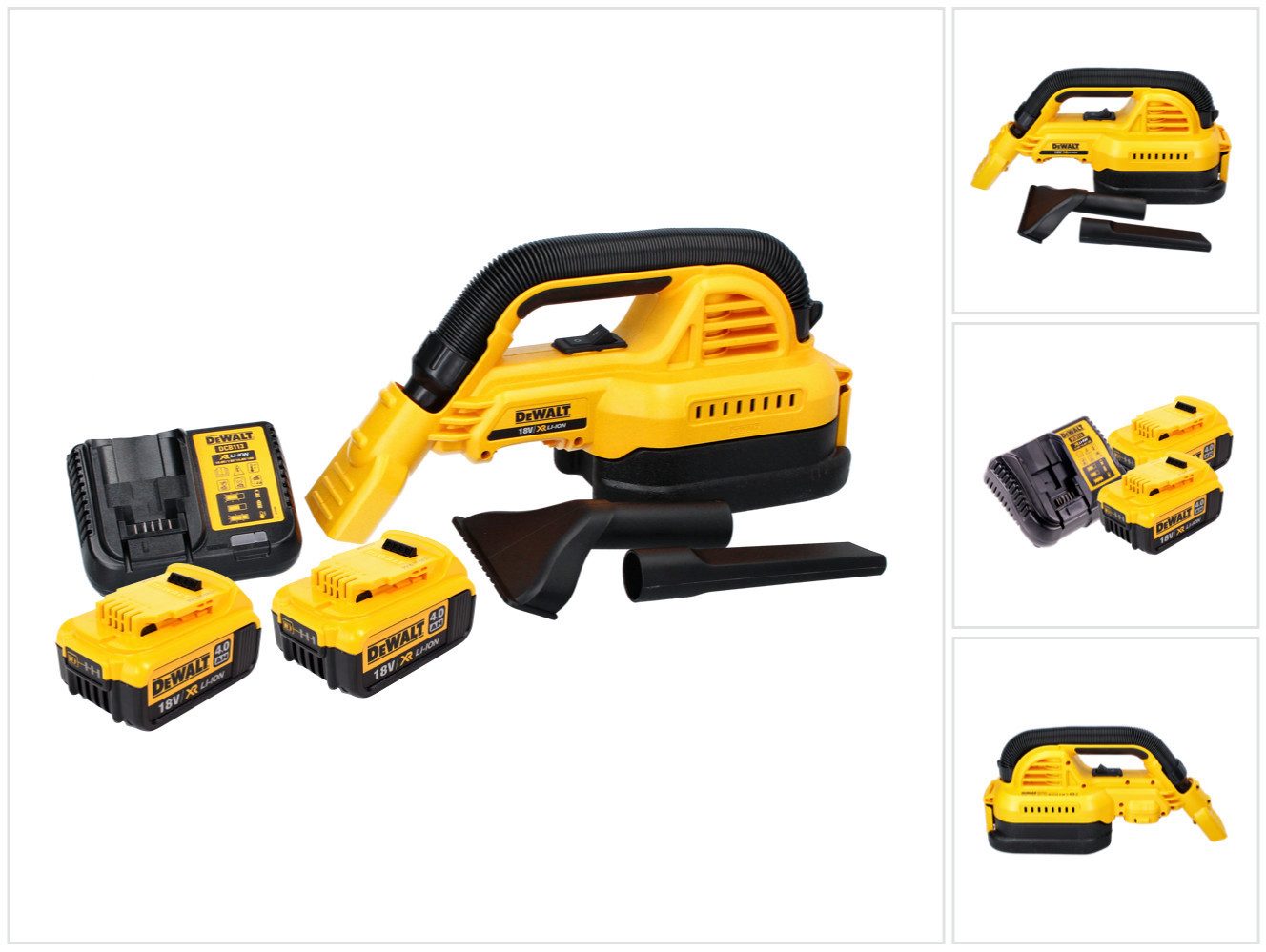 DeWalt Akku-Handstaubsauger DCV 517 M2 Akku Ручные пылесосы 18 V 1,9 L + 2x Akku 4,0 Ah + Ladeger
