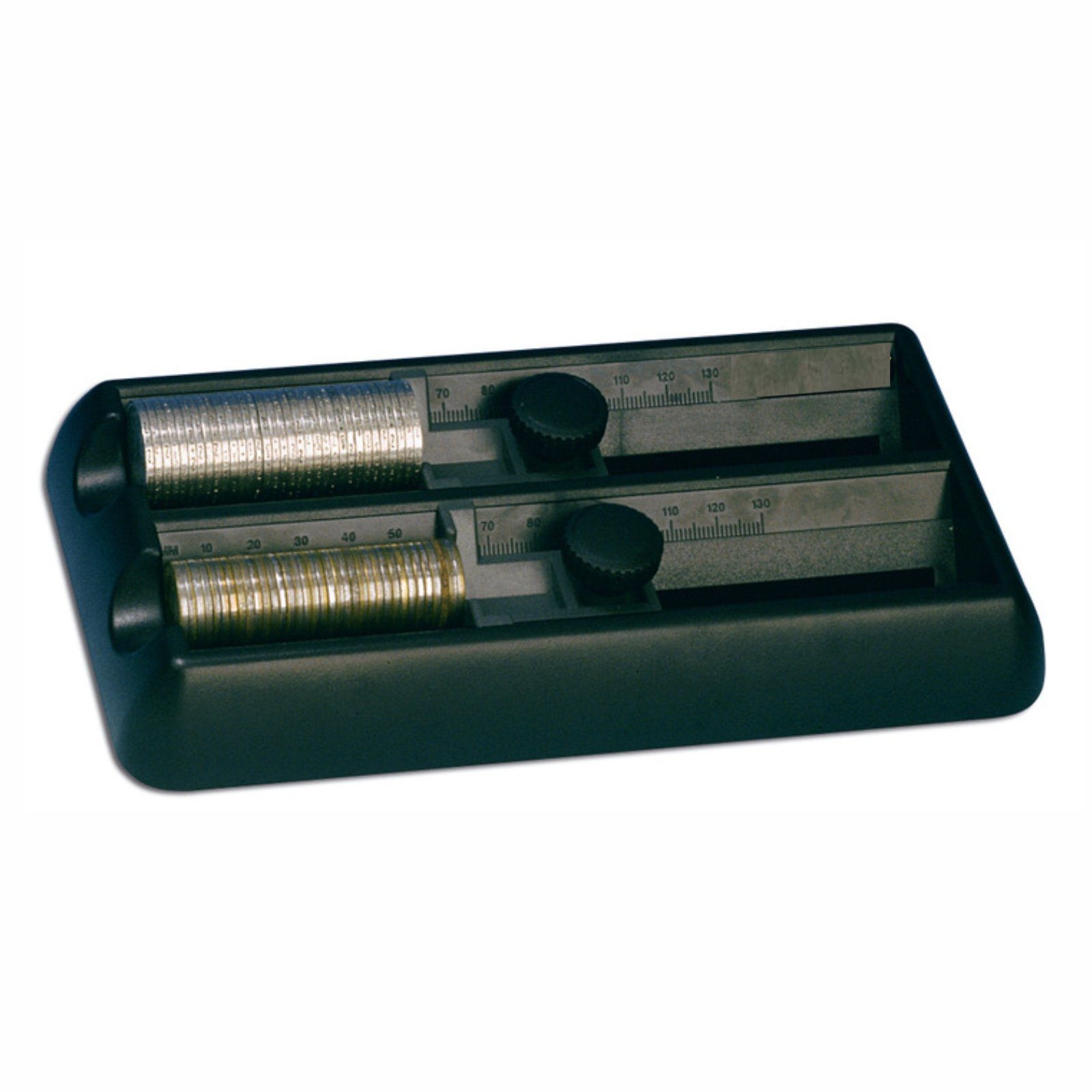 WEDO Münzetui Rollbrett Geldmünzen Münzroller Münze Geld Zählhilfe Rolldepot