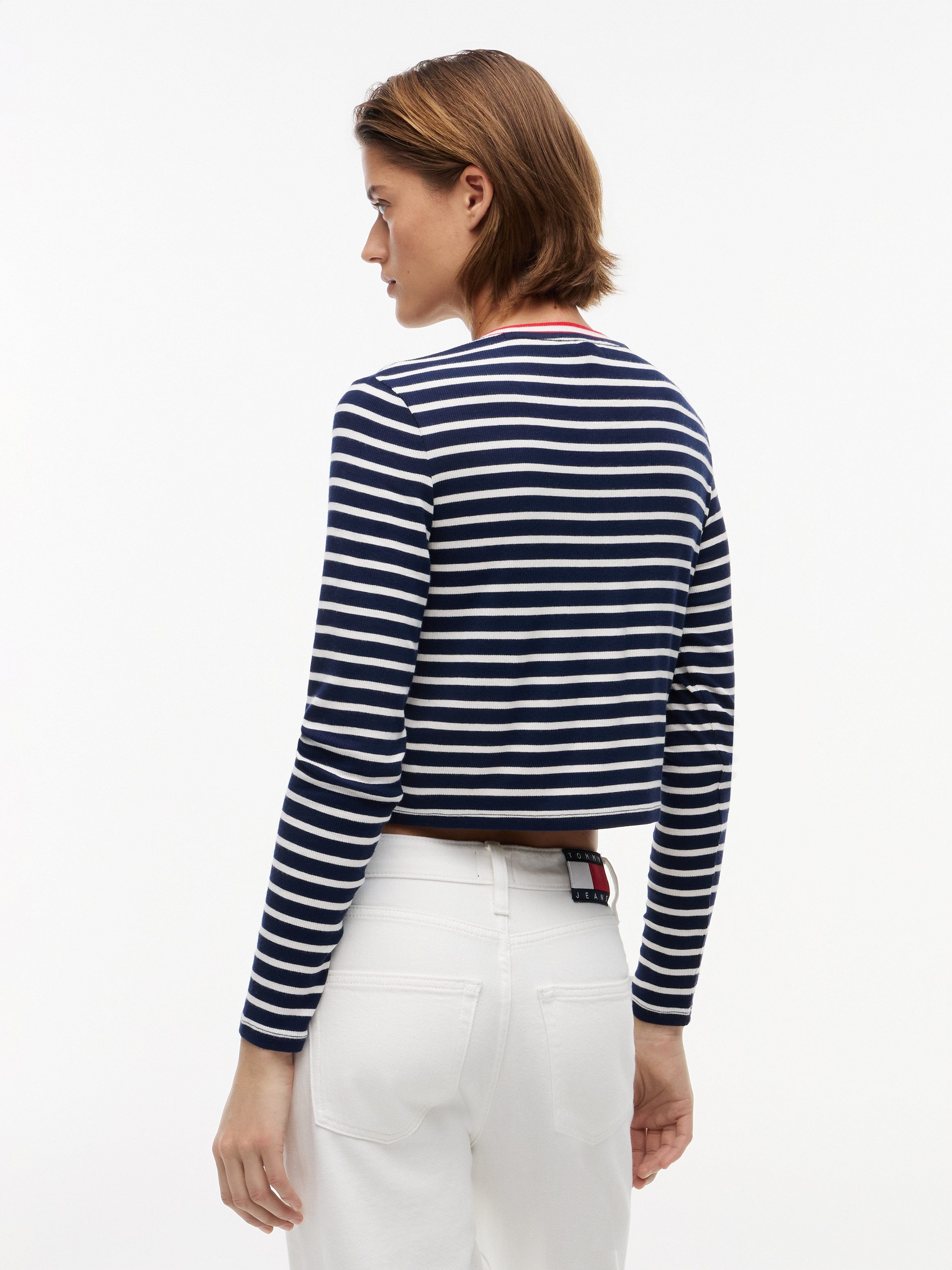 Tommy Jeans Shirtjacke TJW SLIM JERSEY LS CARDIGAN Viskosemischung, slim fit