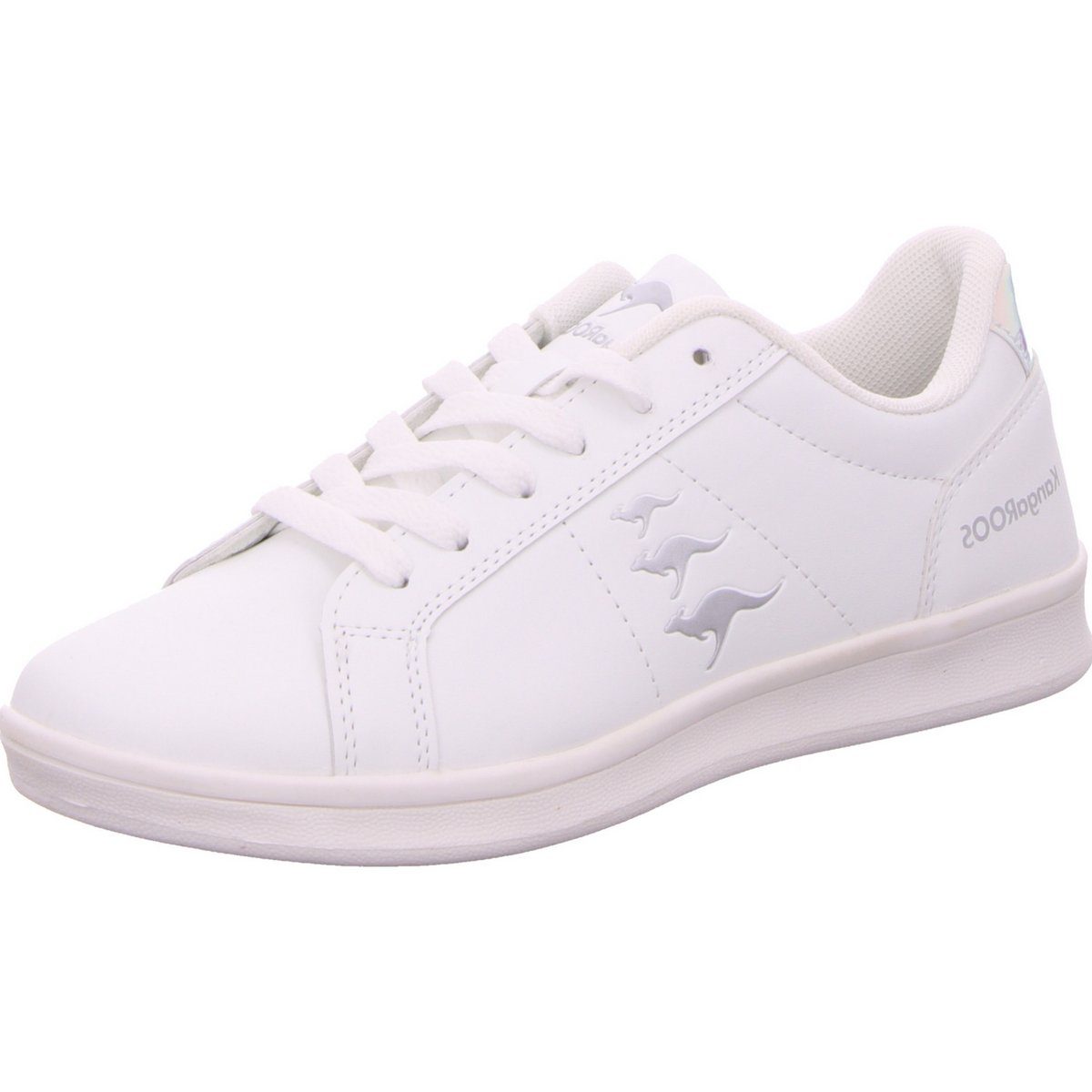 Freizeit Schnürer für Damen in weiß Sneaker