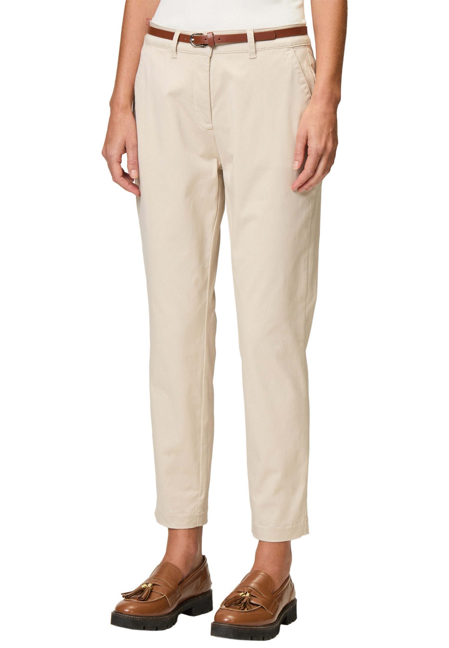 Chinohose zero Chinohose mit Gürtel 28 Inch