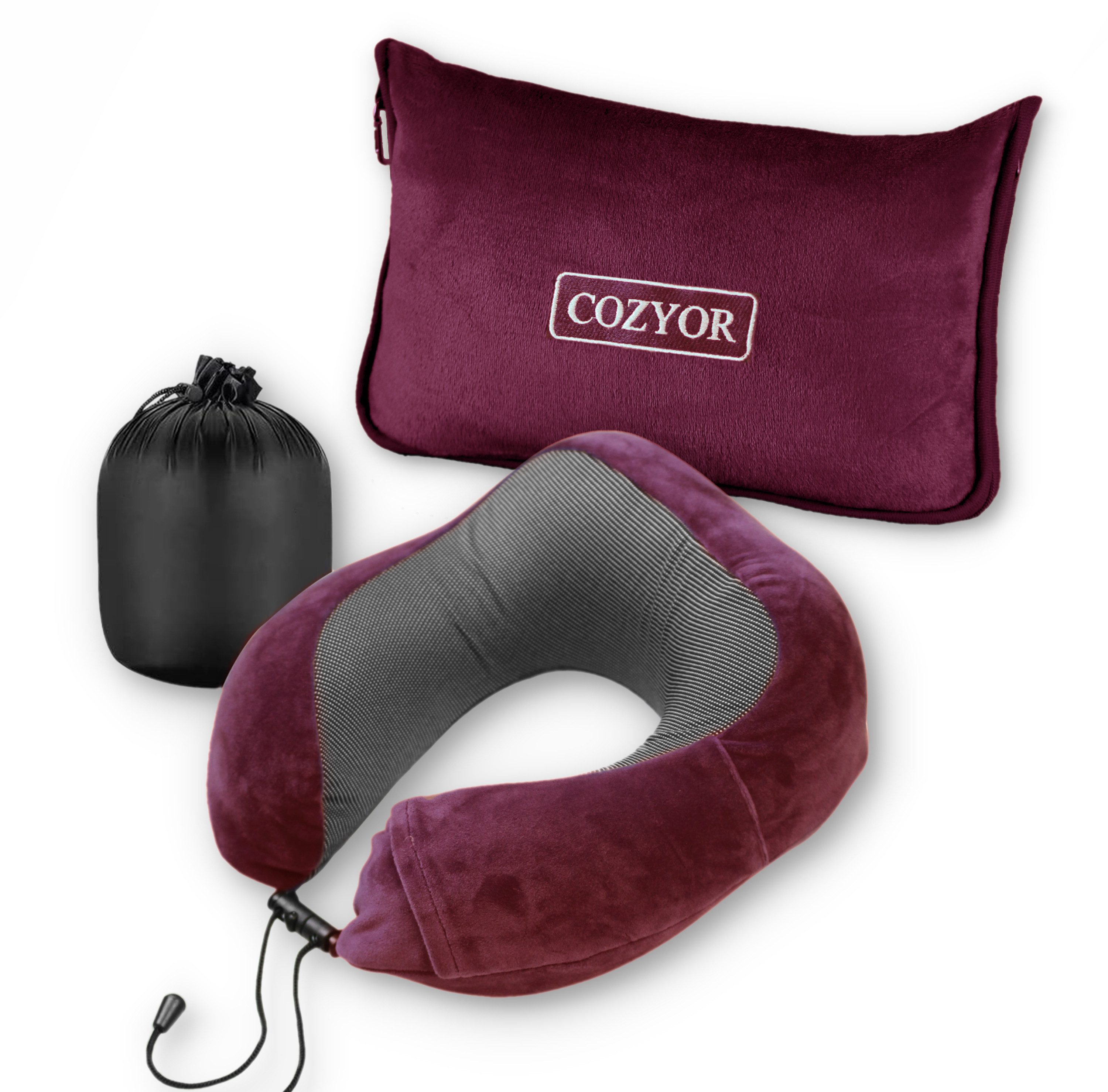 Cozyor Nackenstützkissen Memory Nackenkissen mit verstellbarem Verschluss + günstig online kaufen