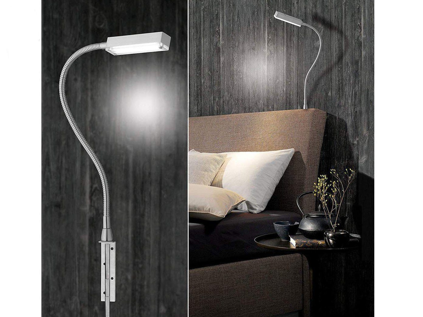 FISCHER & HONSEL Bettleuchte, 2er SET LED Leselampen dimmbar Bett-Lampen &  Leseleuchten für Schlafzimmer Wohnzimmer Couch Sofa online kaufen | OTTO