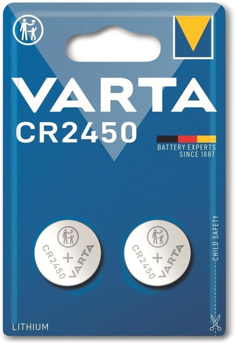 VARTA Varta Knopfzelle CR2450 3 V 2 St. 570 mAh Lithium LITHIUM Coin CR2450 Knopfzelle