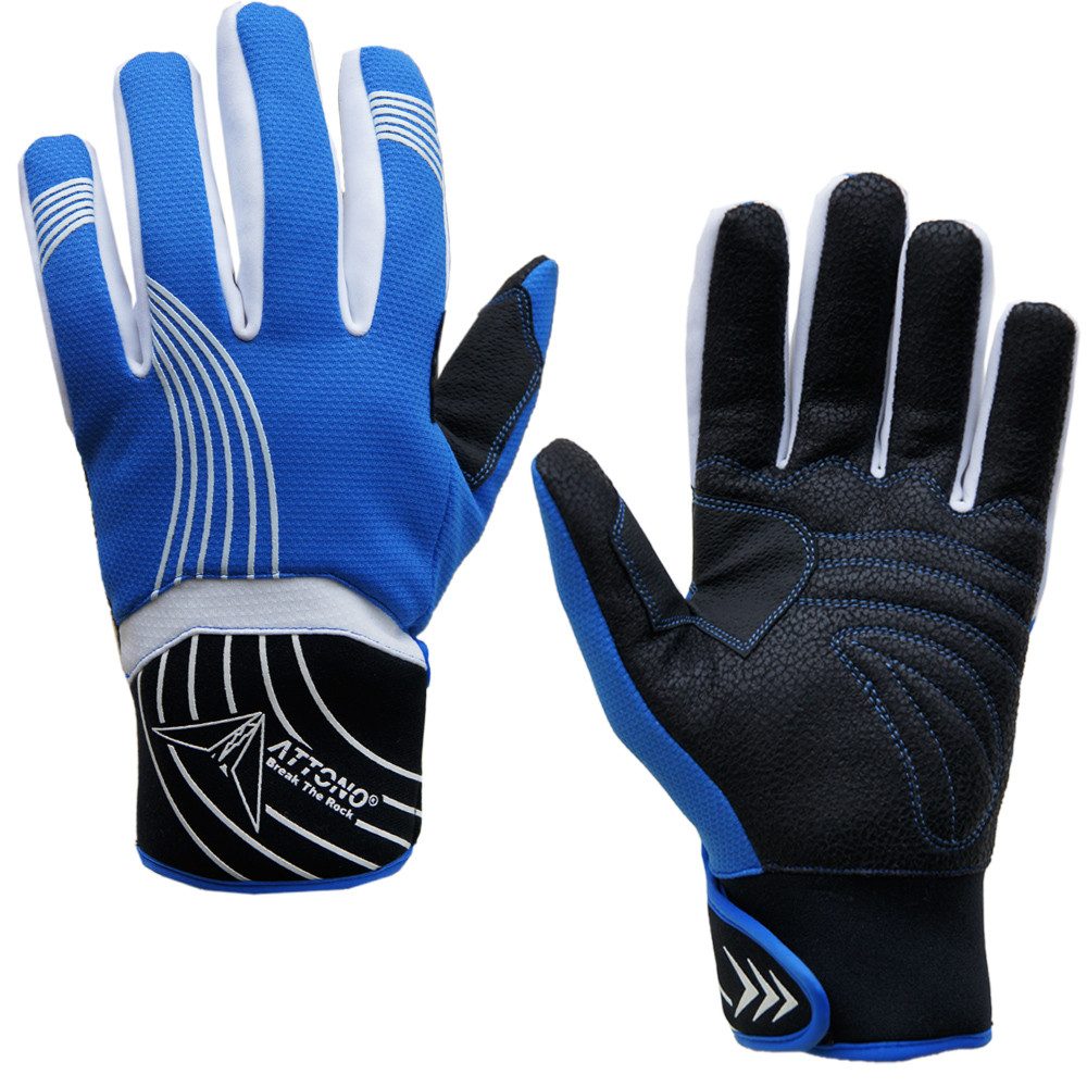 ATTONO Skihandschuhe Skihandschuhe Winter Ski Snowboard Langlauf Handschuhe blau