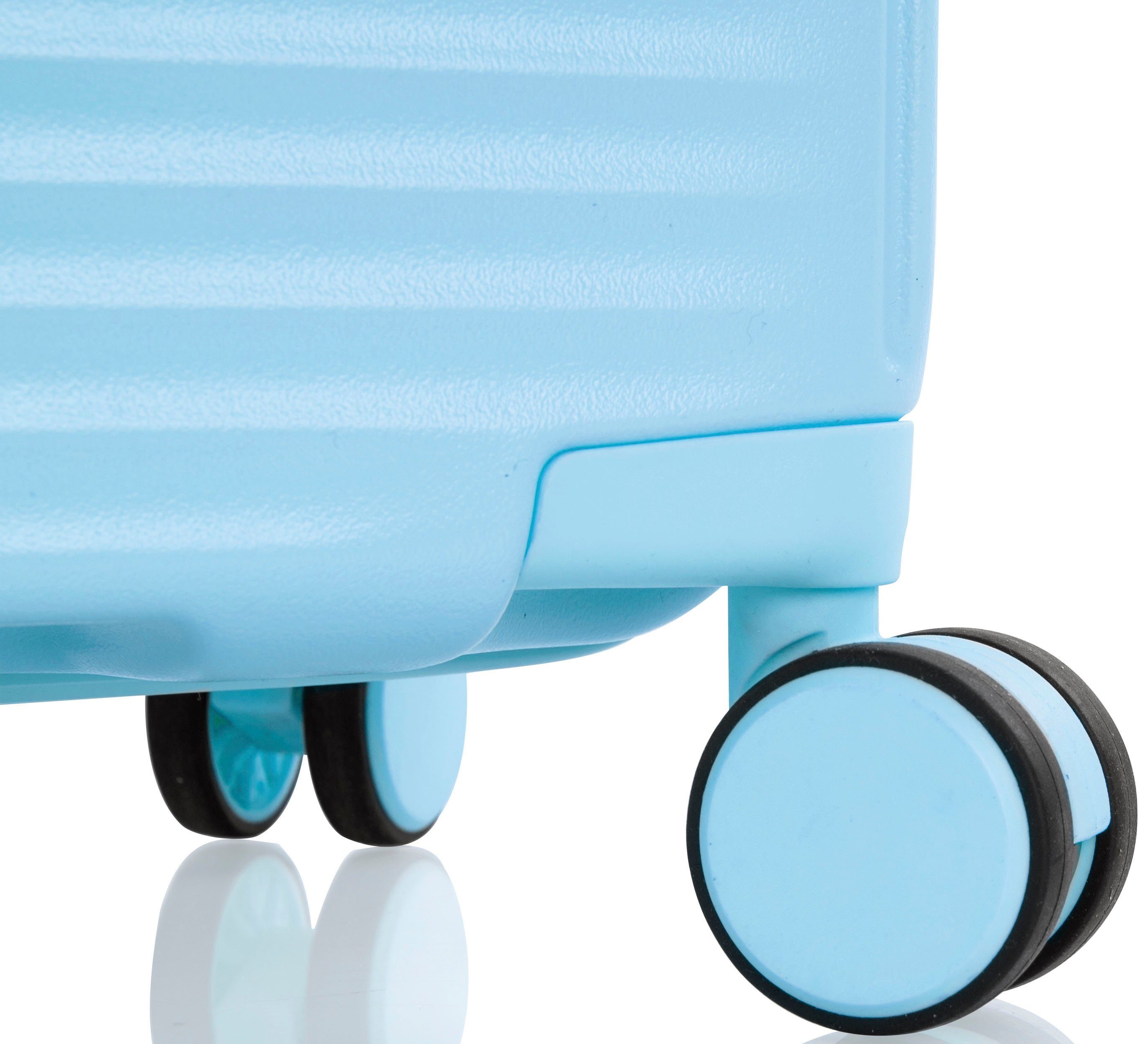 Heys Hartschalen-Trolley Pastel, 53 cm, 4 blue Rollen