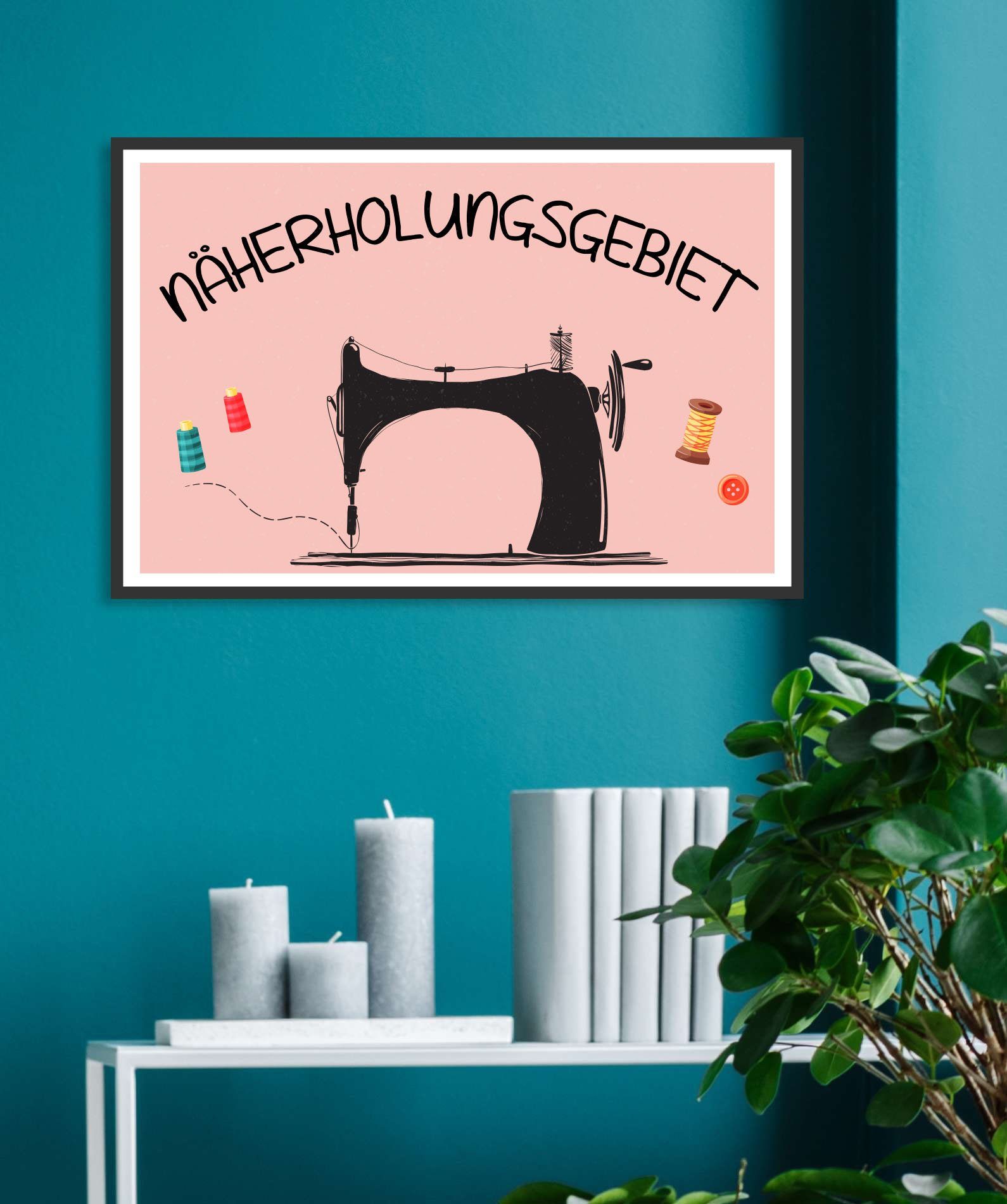 queence Metallbild Näherholungsgebiet, Sprüche (1 St)