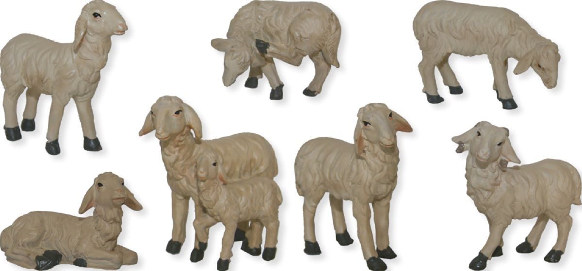 FADEDA Tierfigur 7x FADEDA Schafe, Höhe günstig online kaufen