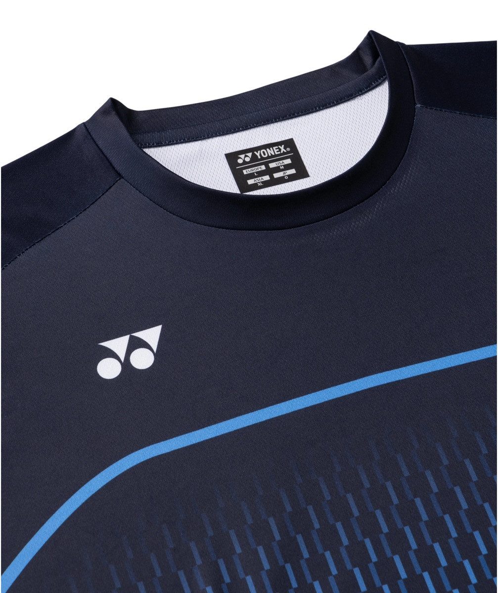 Yonex T-Shirt Practice Print 16861 (100% Polyester) 2026 navyblau Herren