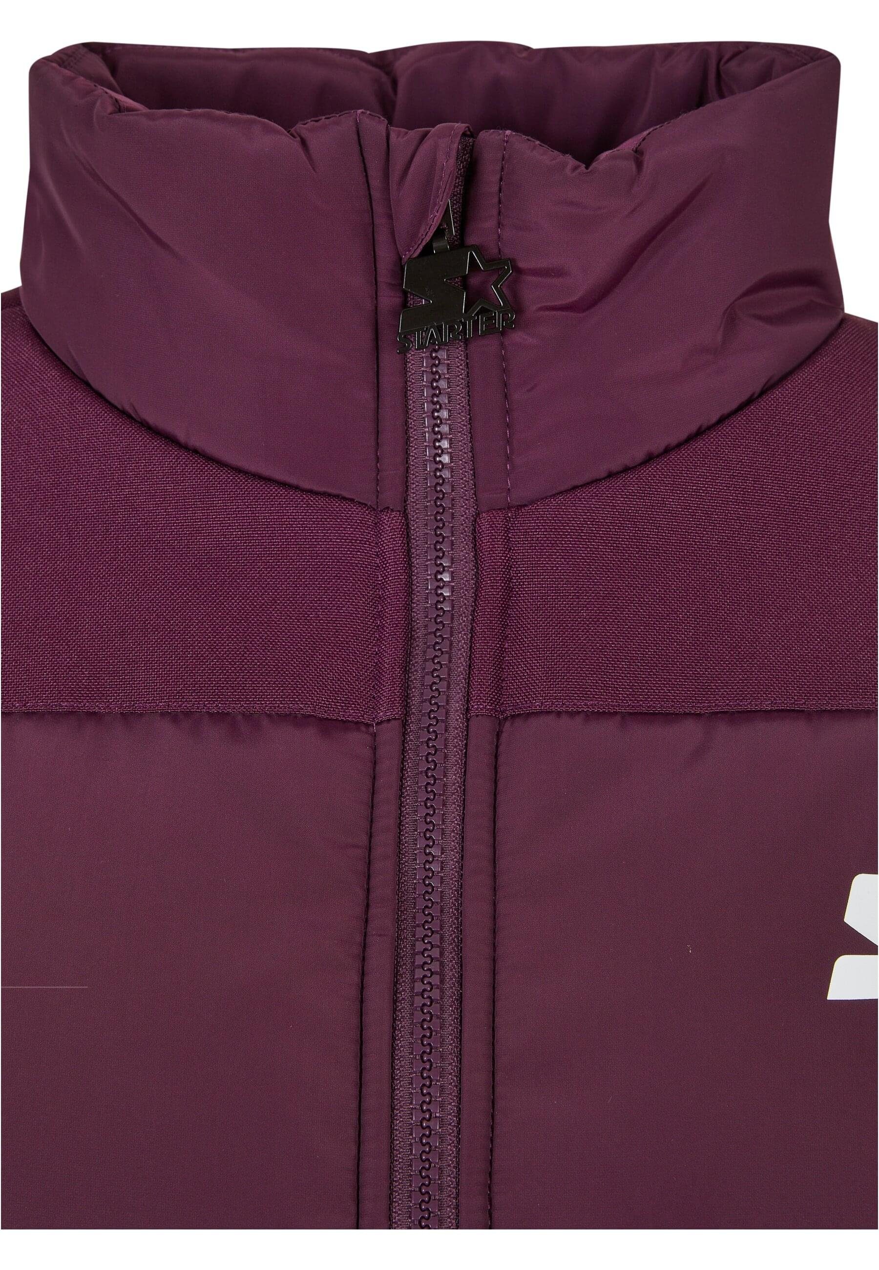 Black Label Jacket Logo Starter Winterjacke Damen Starter Puffer (1-St) darkviolet Ladies
