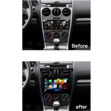 TAFFIO Für Mazda 6 2002-2008 9"Touchscreen Android Autoradio GPS CarPlay 4G Einbau-Navigationsgerät