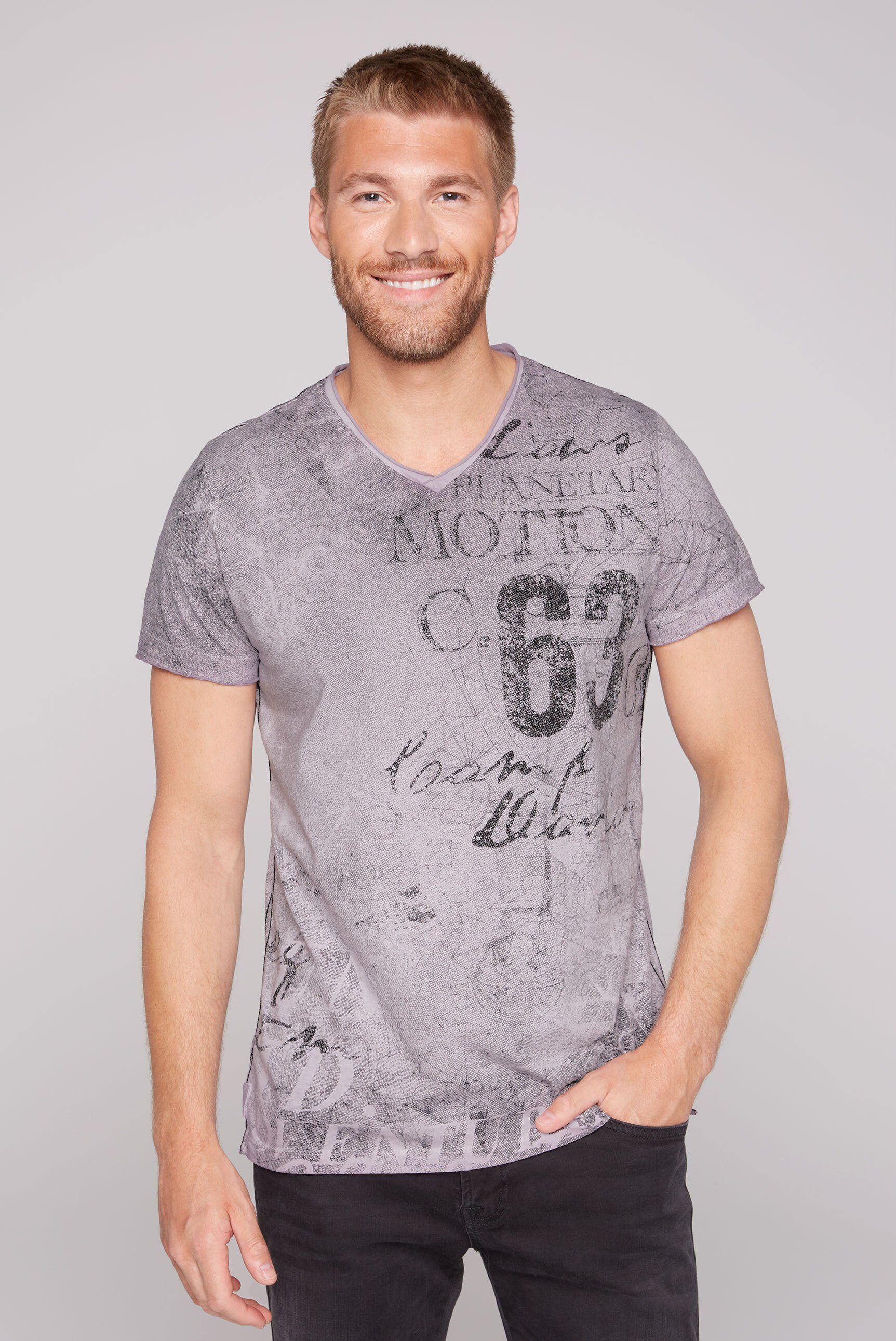 CAMP Kanten mit DAVID offenen V-Shirt