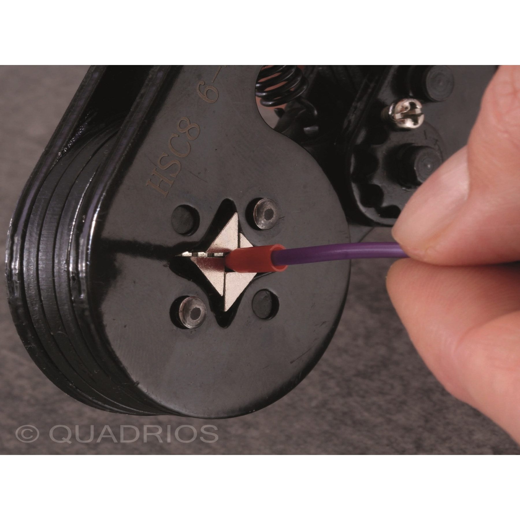 Thumbnail - Quadrios Aderendhülsen QUADRIOS Aderendhülse 22C430, 4 mm², Grau, Teilisoliert, 100 Stück