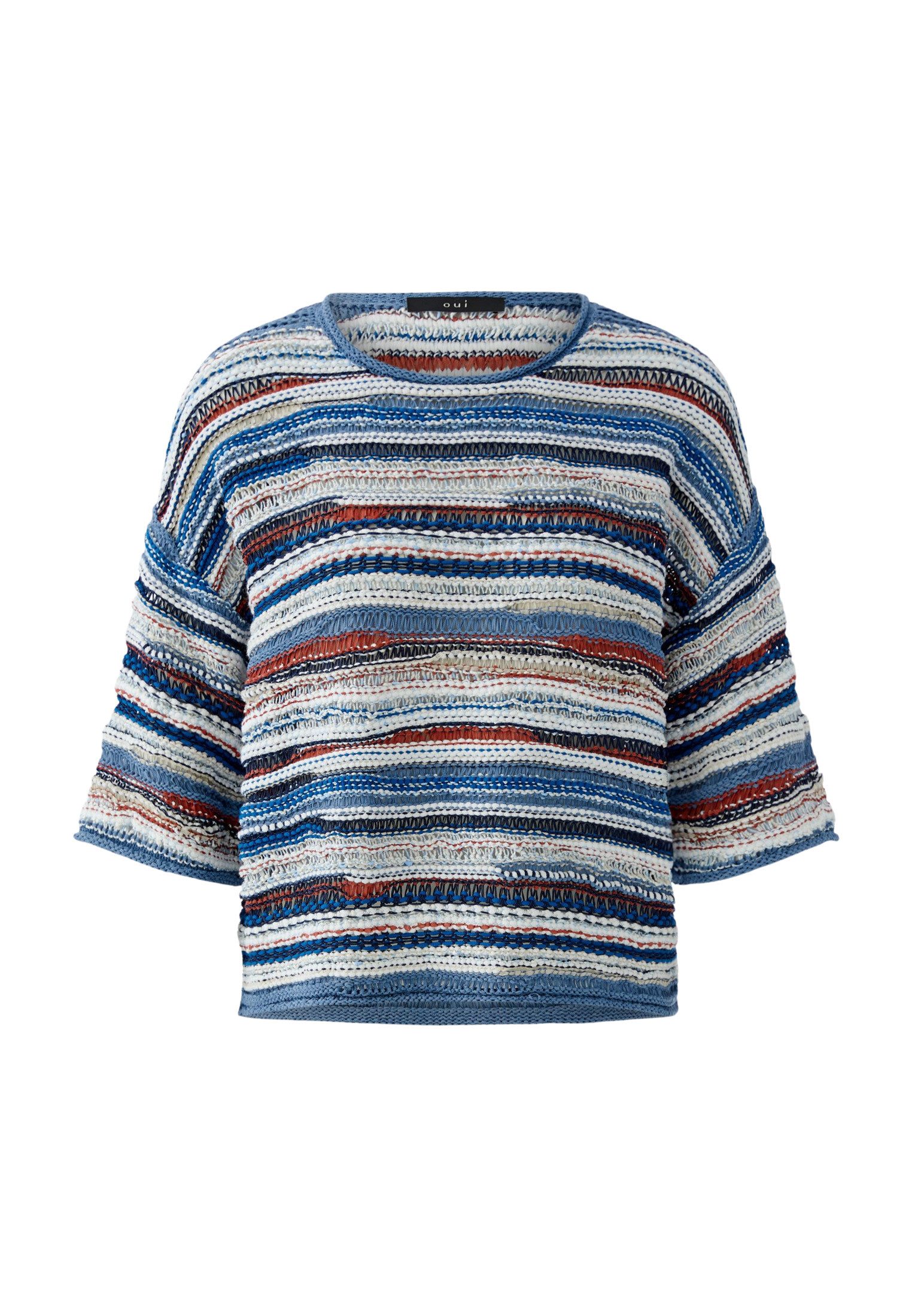 Oui Rundhalspullover günstig online kaufen