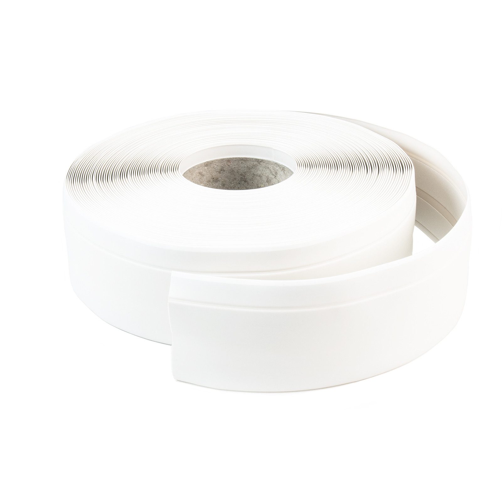 DQ-PP Sockelleiste DQ-PP WEICHSOCKELLEISTE 60m(3x20m), 50x15mm,selbstklebend,Gummileiste, PCV, Sockelleiste, Abschlussleiste, Bodenleiste, Winkelprofil