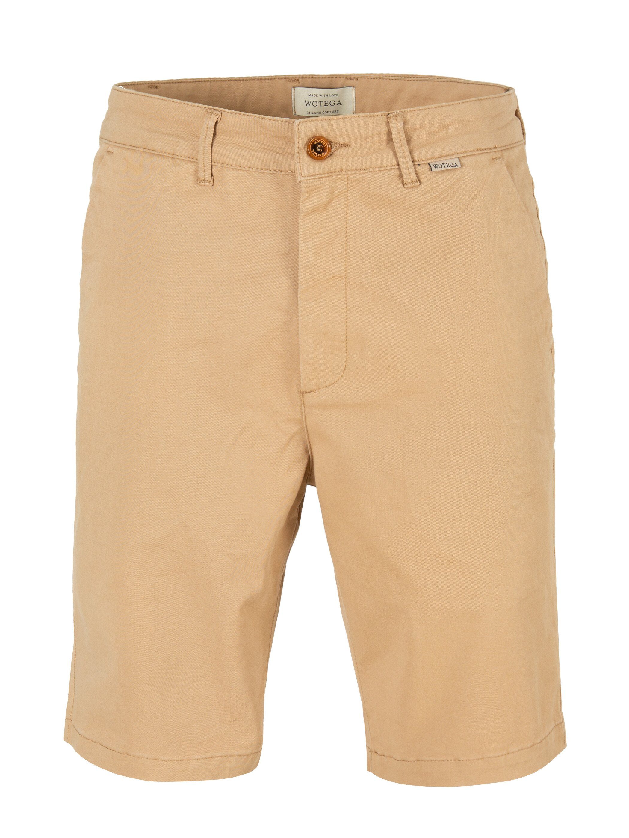 WOTEGA Shorts Spring kurze Chino Herren Chinoshorts mit Stretchanteil Braun (Tannin 4R171320)