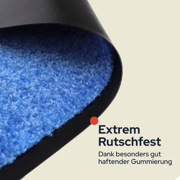 Fußmatte CLEAN, Waschbar, 13 Farben, 6 Größen, 100% Polyamid, Primaflor-Ideen in Textil, rechteckig, Höhe: 80 mm