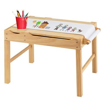 COSTWAY Spieltisch Kinderschreibtisch, mit umkehrbarer Tischplatte