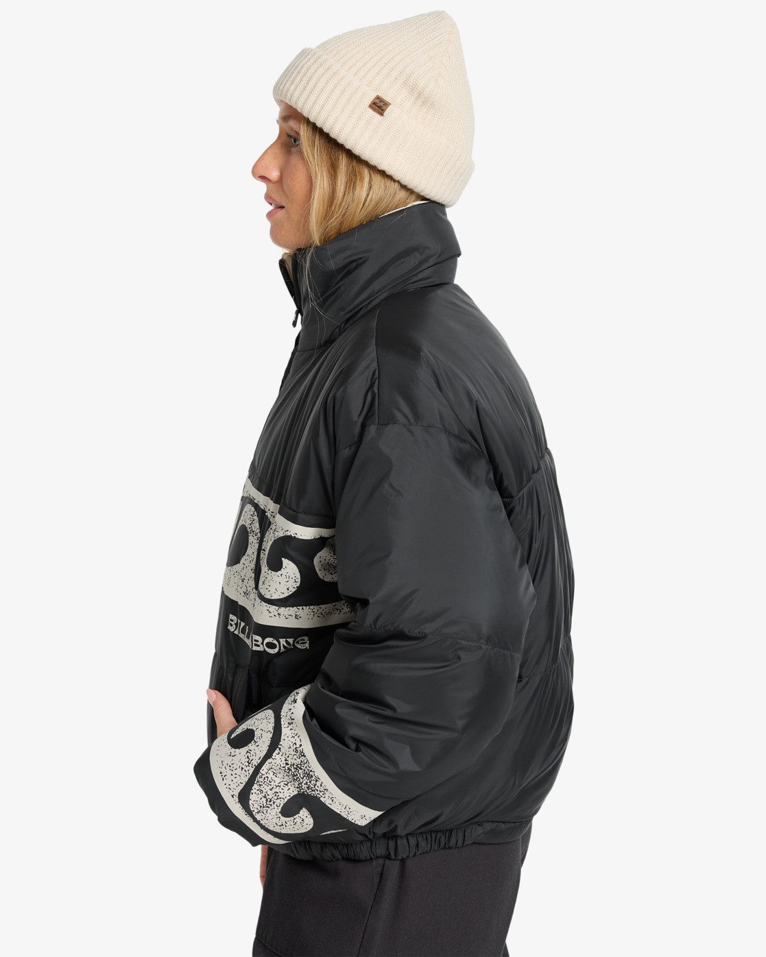 Billabong Steppjacke COZY PUFFER mit hochschließendem Kragen